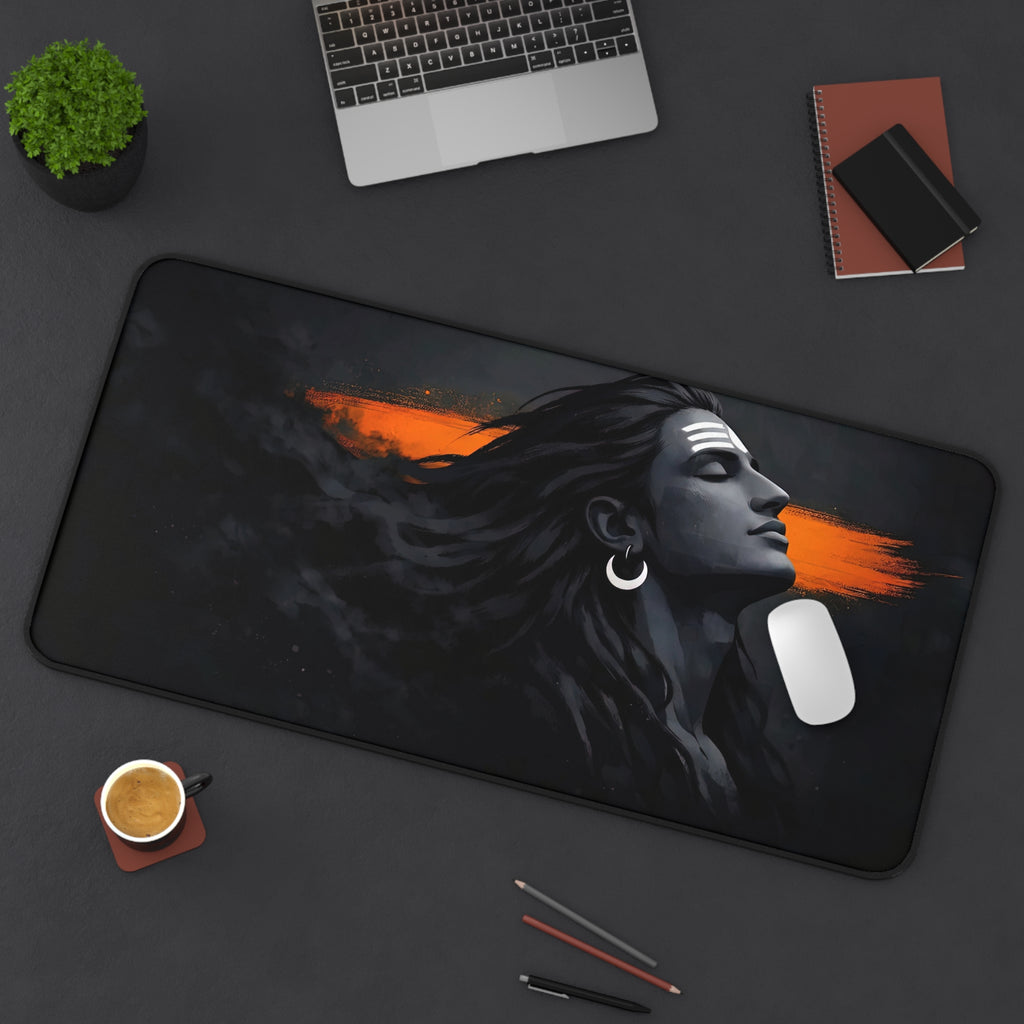 Shiva Desk Mat — Meditation Office Mouse Pad