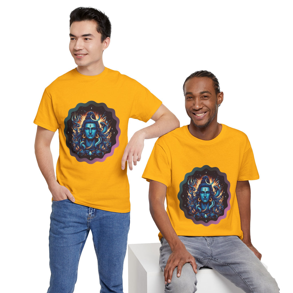 Lord Shiva Flame Graphic T-Shirt