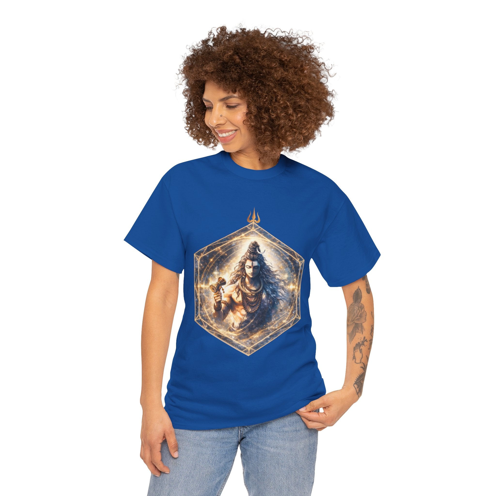 Shiva Damaru T-Shirt - Om Sound, Vibration & Spiritual Energy Tee