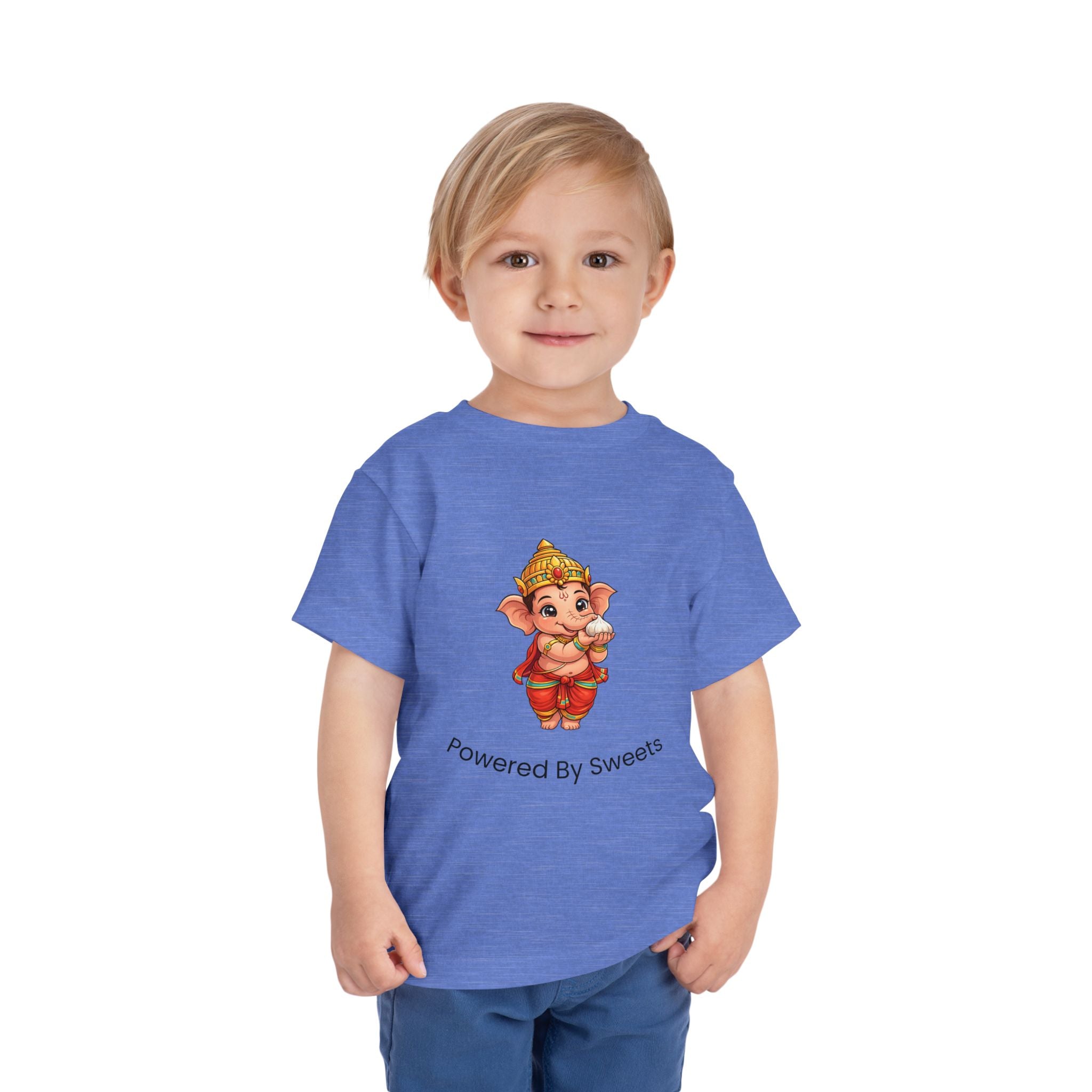 Baby Ganesha “Powered By Sweets” Kids T-Shirt