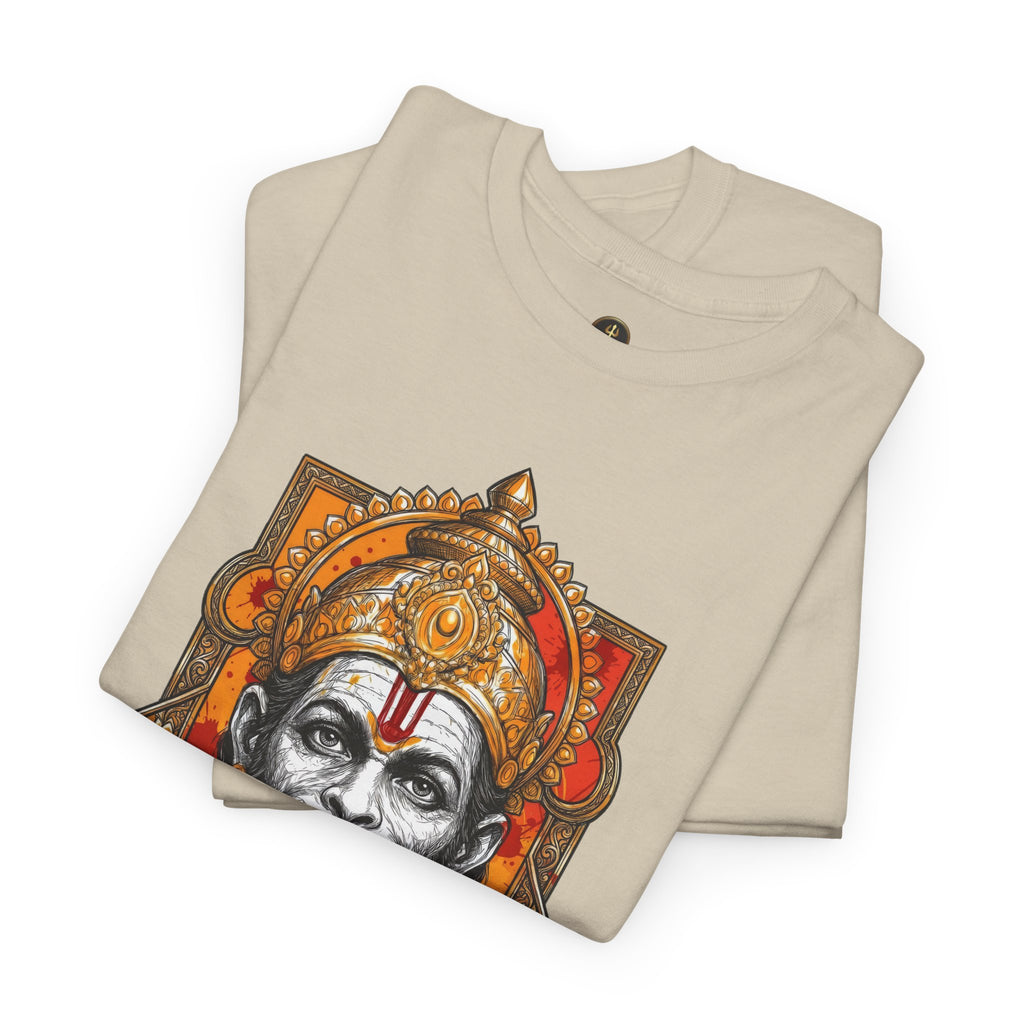 Hanuman The Watcher T-Shirt – Calm Strength & Inner Awareness Design