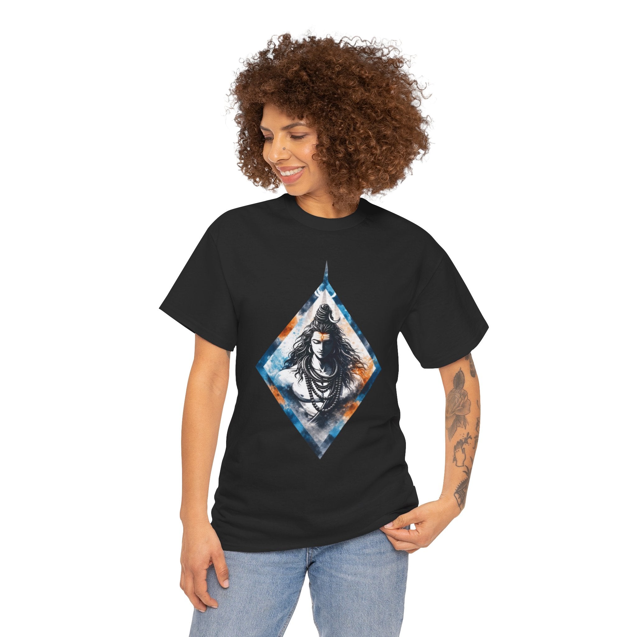 Mahadev Minimal T-Shirt - Shiva Third Eye, Awareness & Power Tee