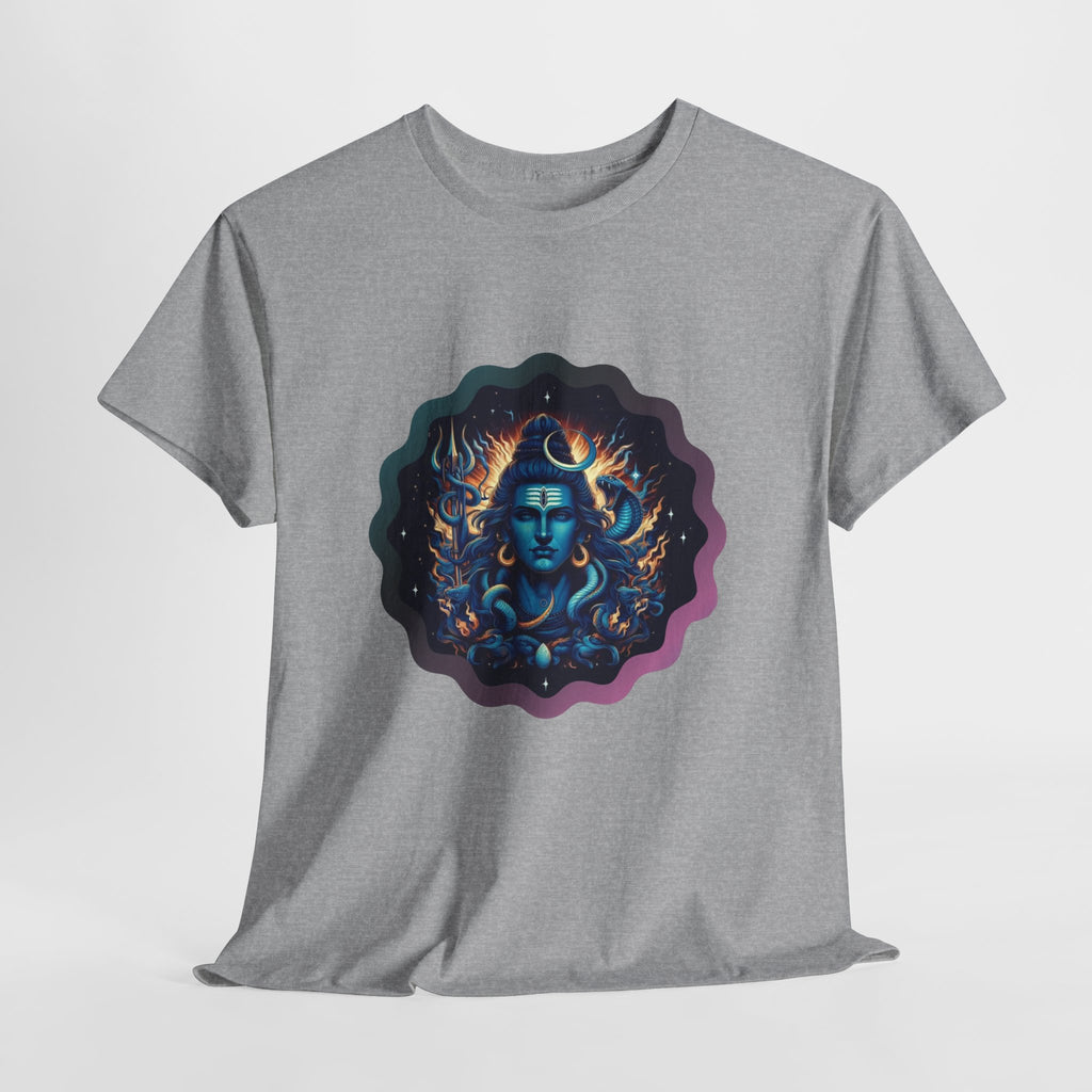 Lord Shiva Flame Graphic T-Shirt