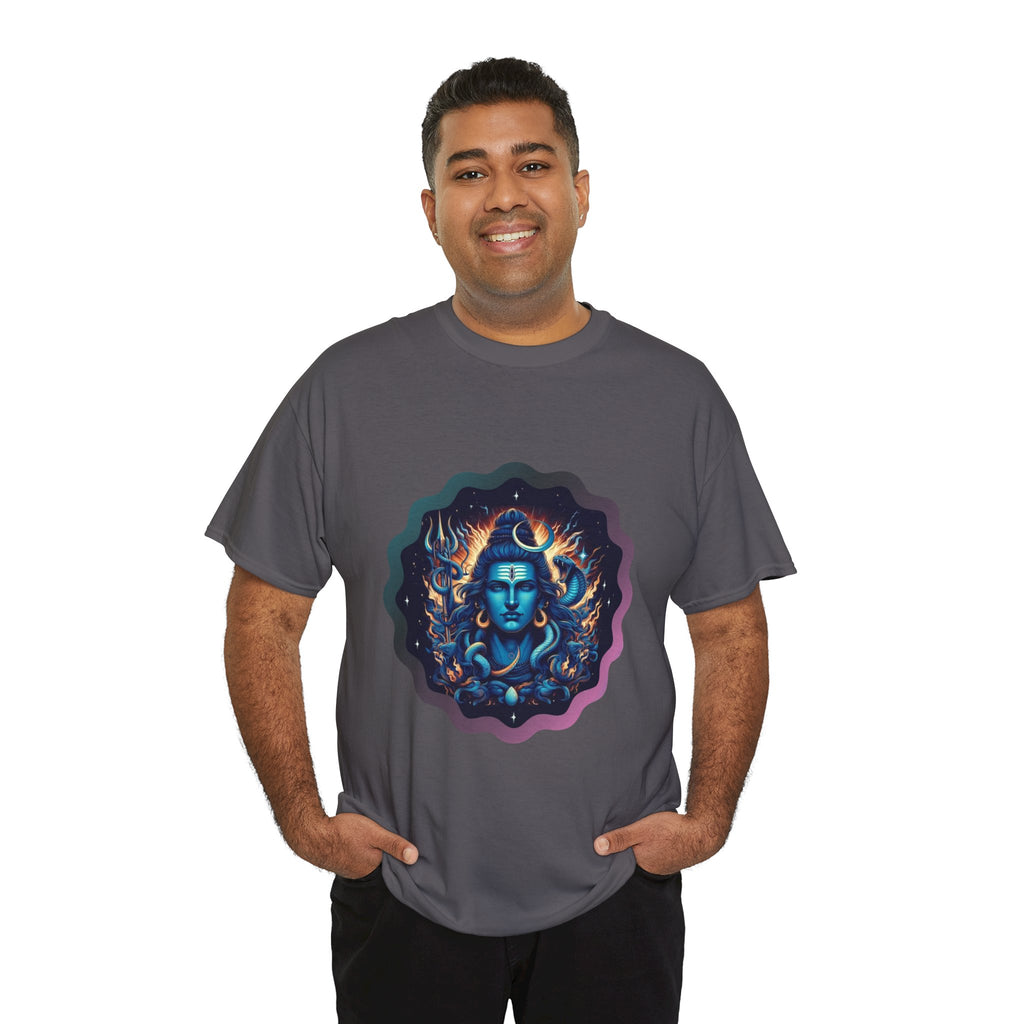 Lord Shiva Flame Graphic T-Shirt