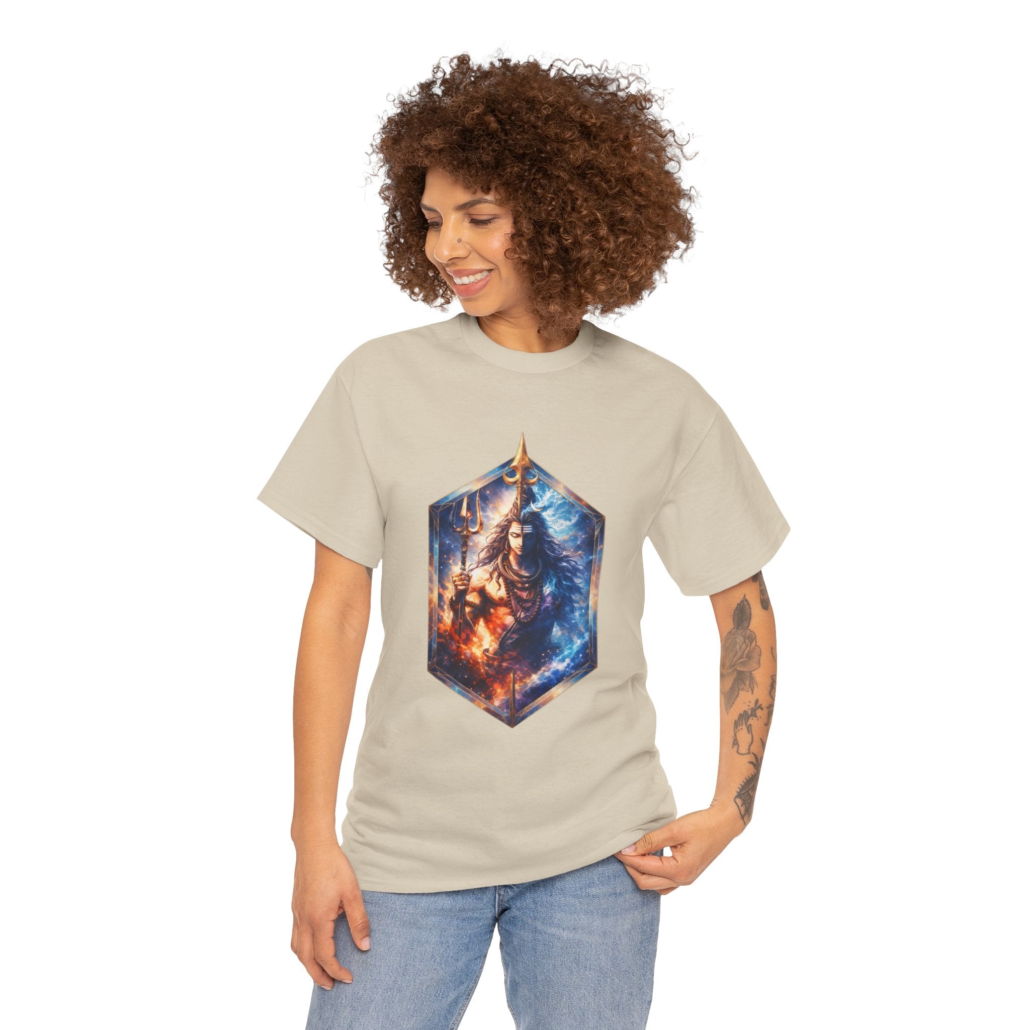 Cosmic Shiva T-Shirt – Universe Energy, Balance & Consciousness Tee