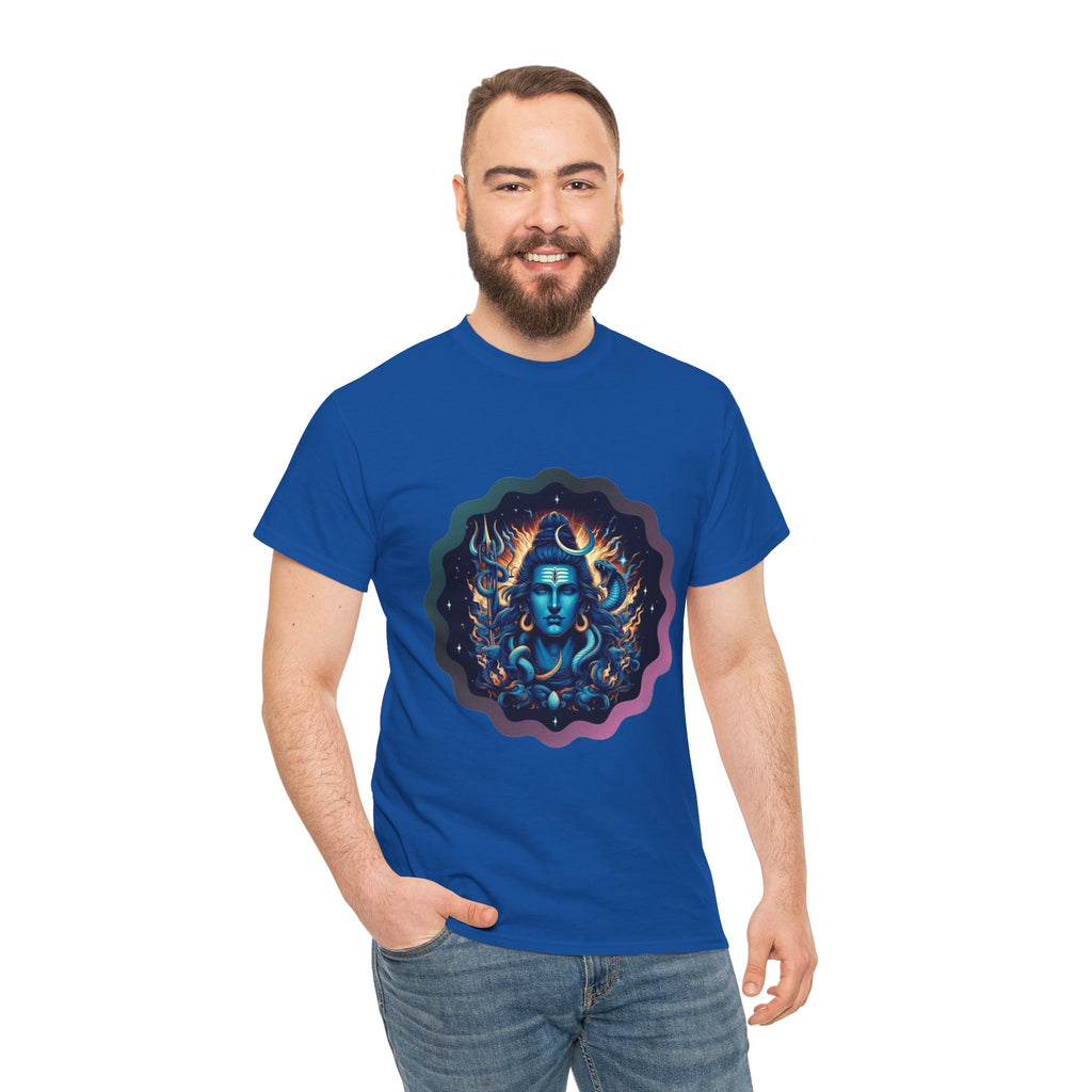 Lord Shiva Flame Graphic T-Shirt