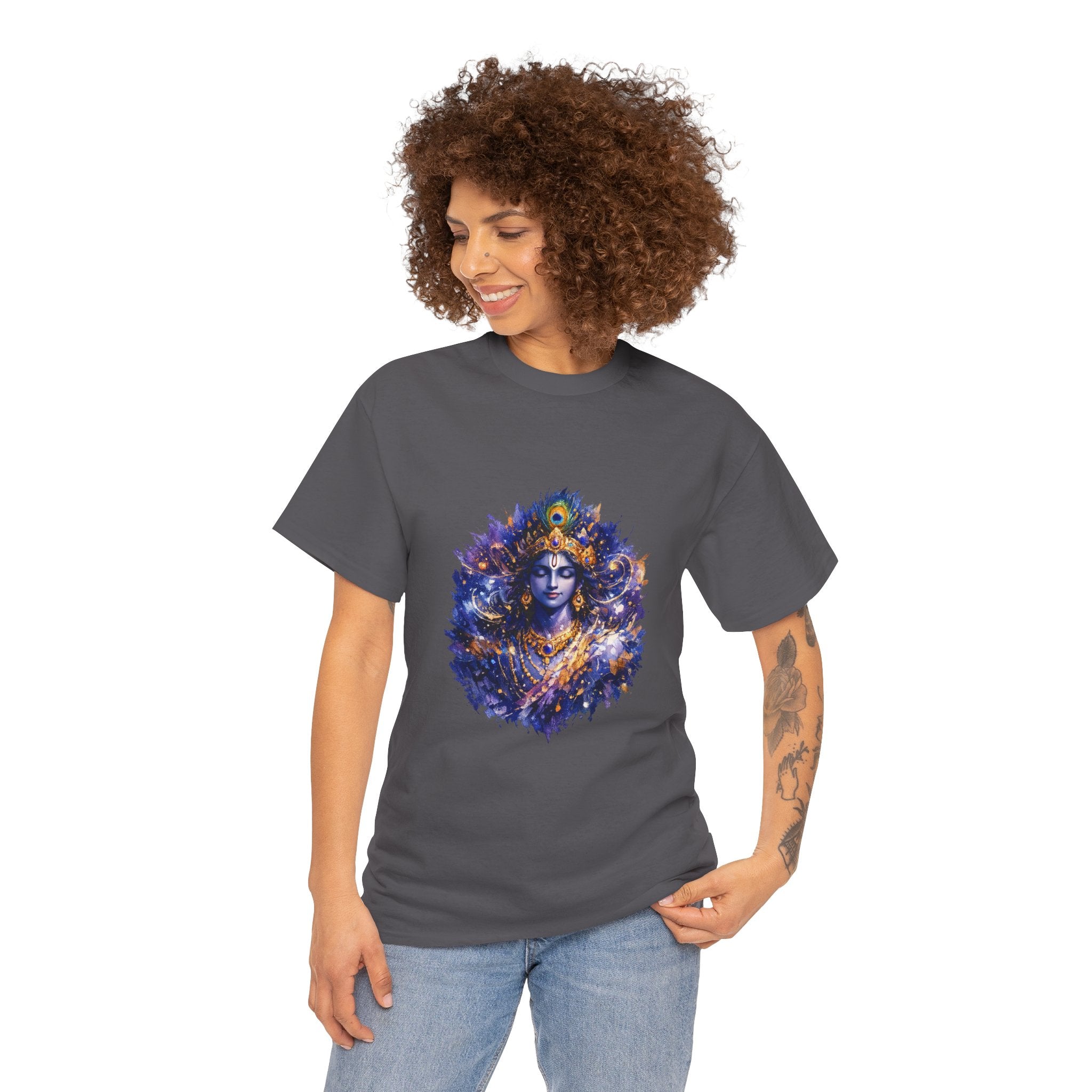 Krishna Cosmic T-Shirt – Vishvarupa Inspired Graphic Tee