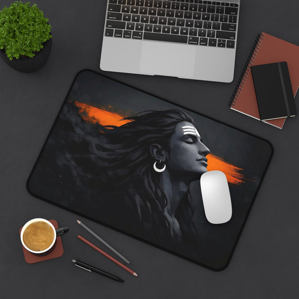 Shiva Desk Mat — Meditation Office Mouse Pad