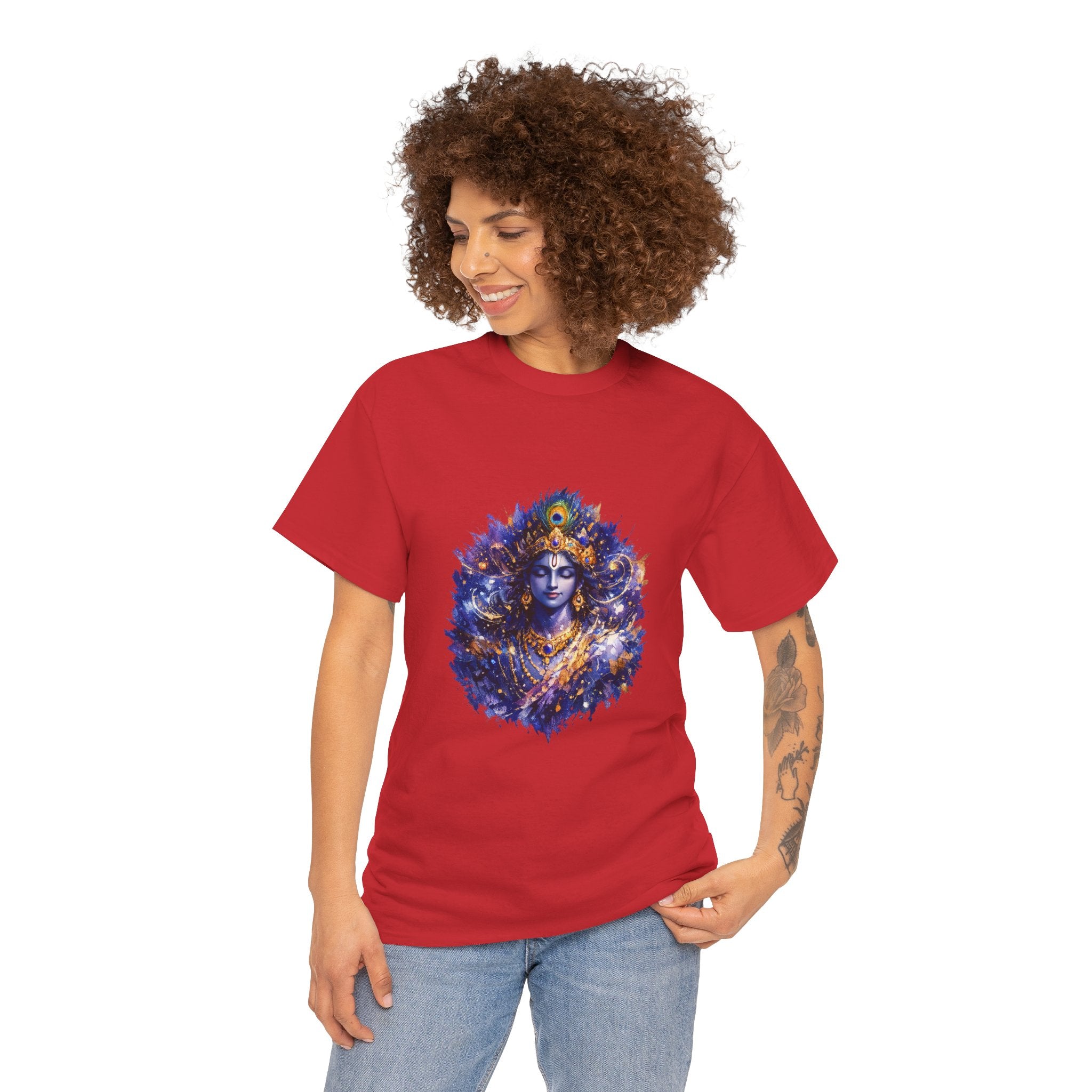 Krishna Cosmic T-Shirt – Vishvarupa Inspired Graphic Tee