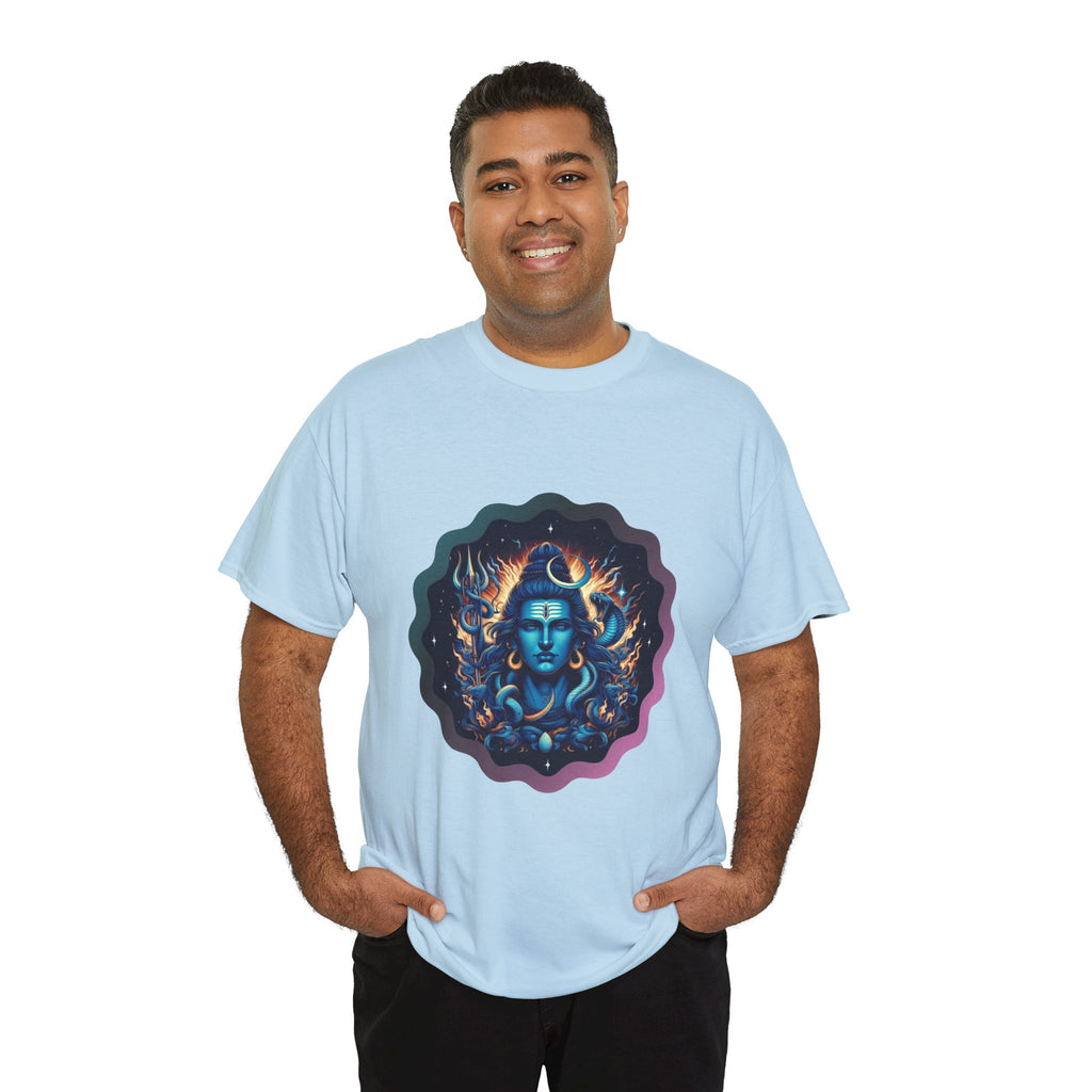 Lord Shiva Flame Graphic T-Shirt