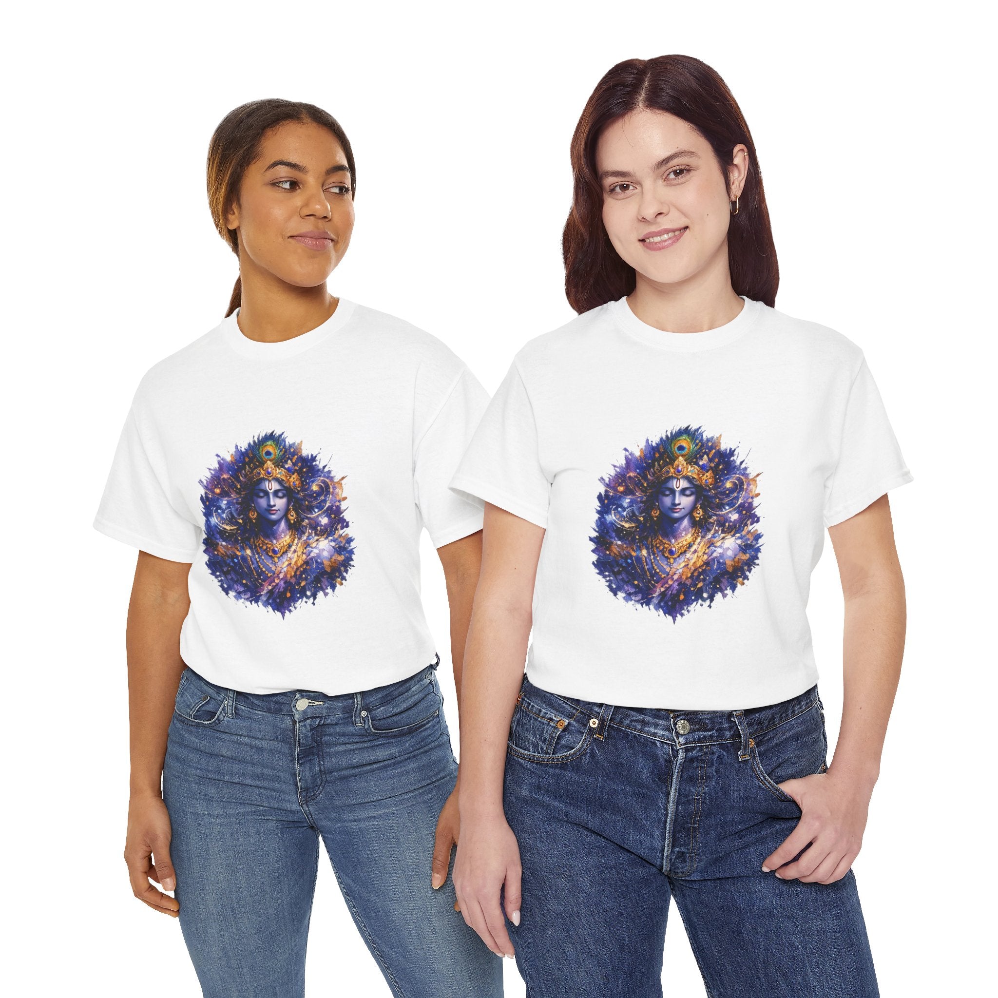 Krishna Cosmic T-Shirt – Vishvarupa Inspired Graphic Tee