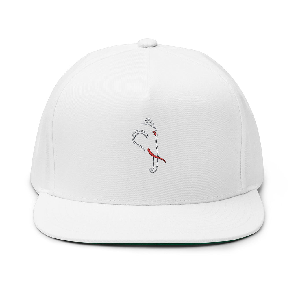 Ganesh Embroidered Flat Bill Cap