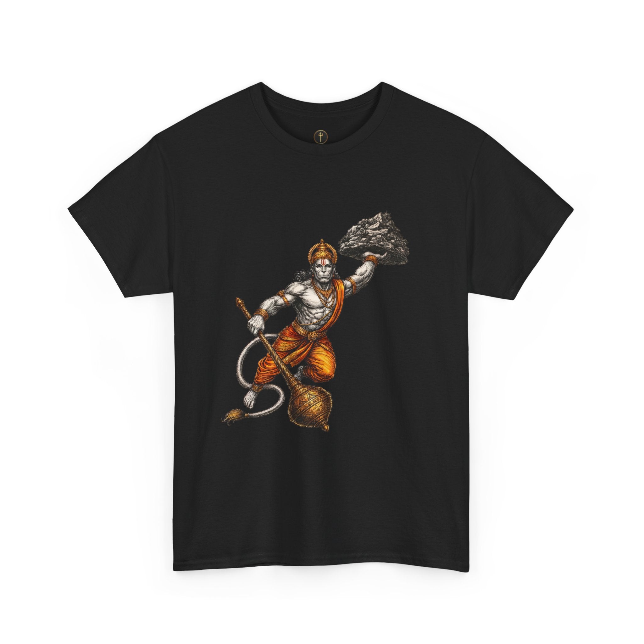 Hanuman Sanjeevani T-Shirt – Strength in Action & Devotion Design