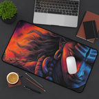 Shiva Desk Mat — Vibrant Meditative Office Mouse Pad