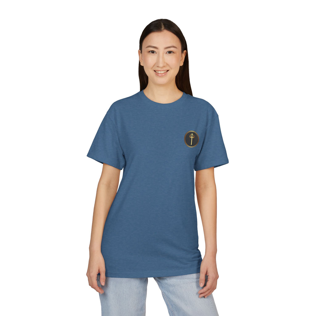 Shiva Cosmic Yantra Suede T-Shirt