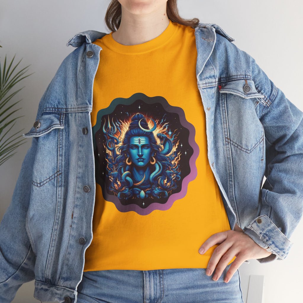 Lord Shiva Flame Graphic T-Shirt