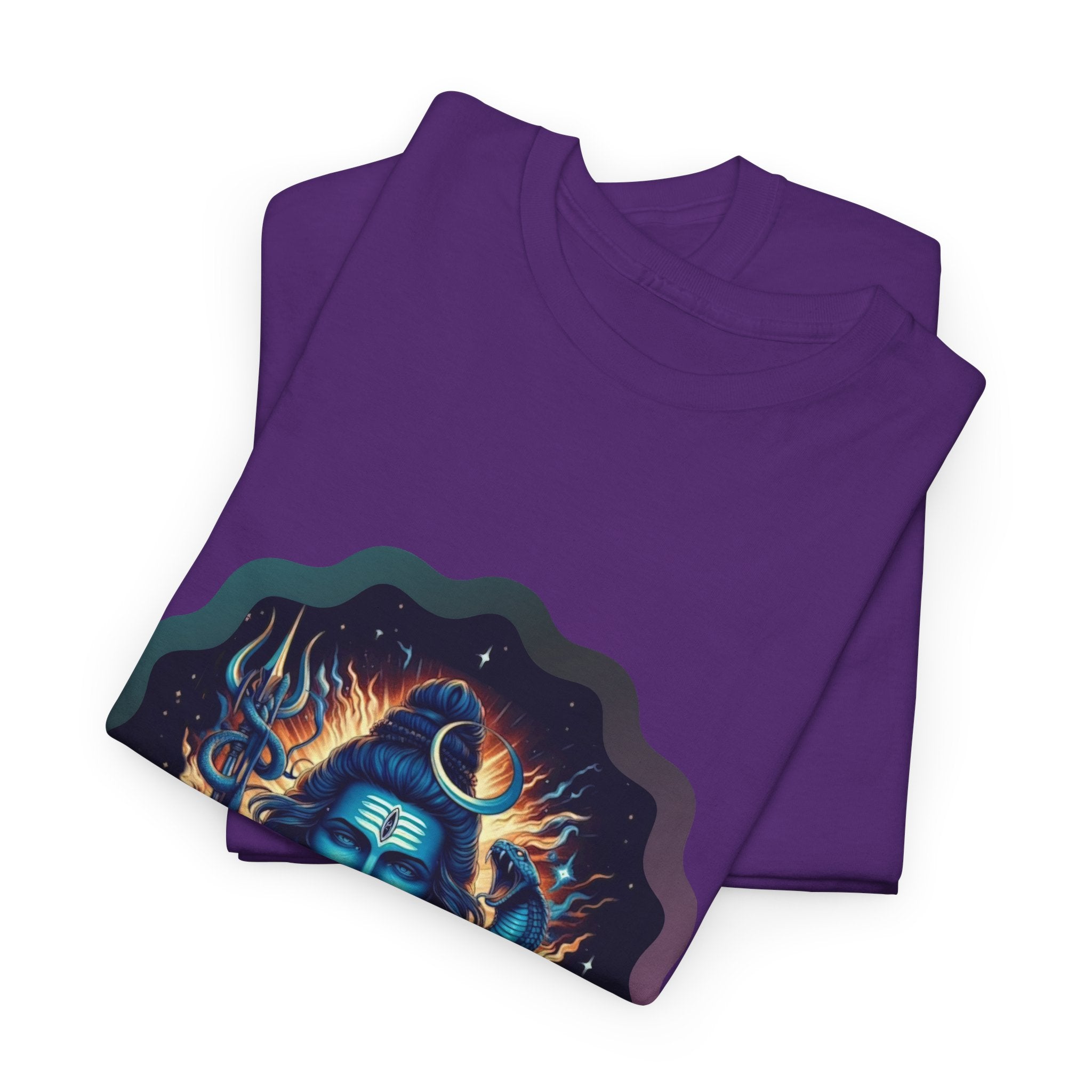 Lord Shiva Flame Graphic T-Shirt