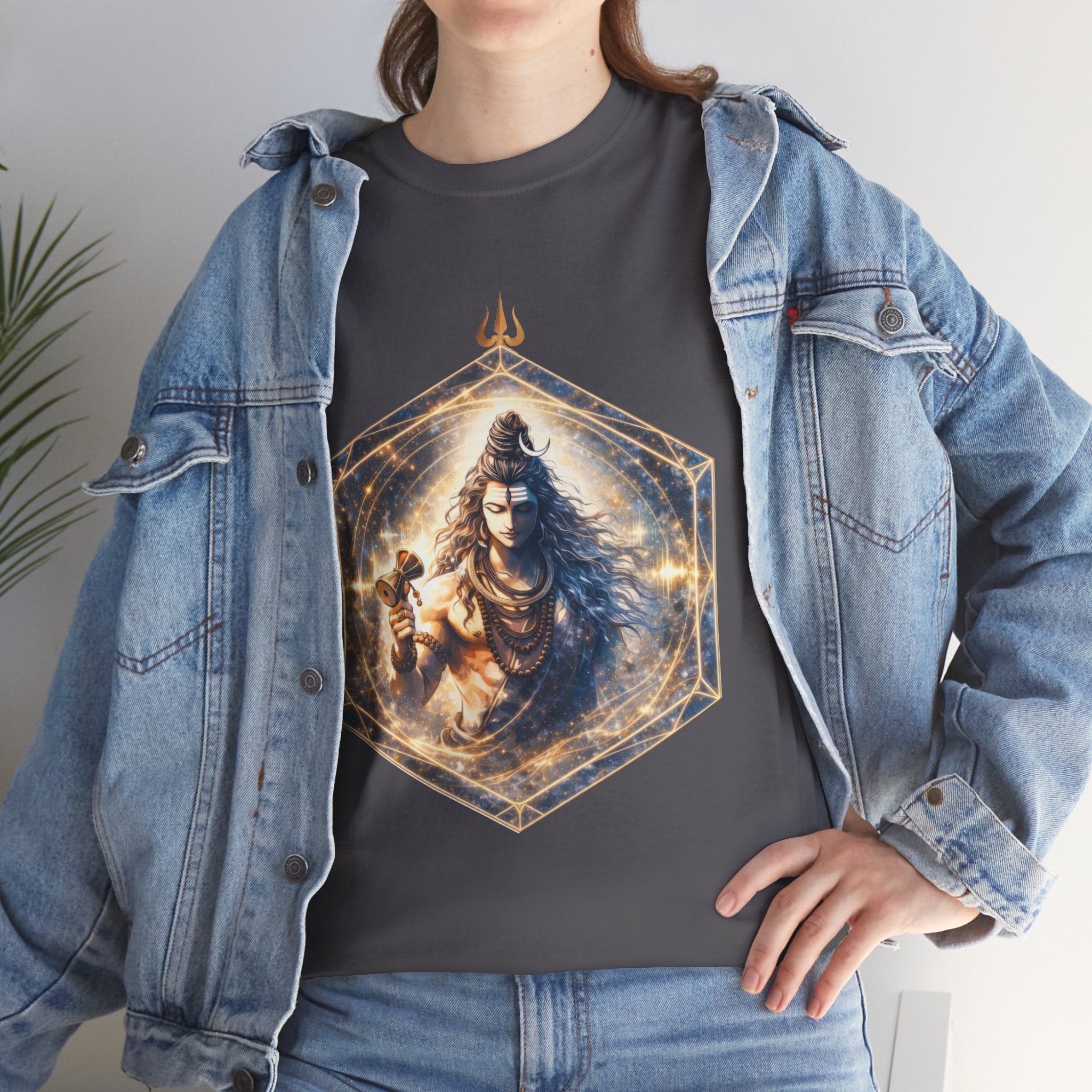 Shiva Damaru T-Shirt - Om Sound, Vibration & Spiritual Energy Tee