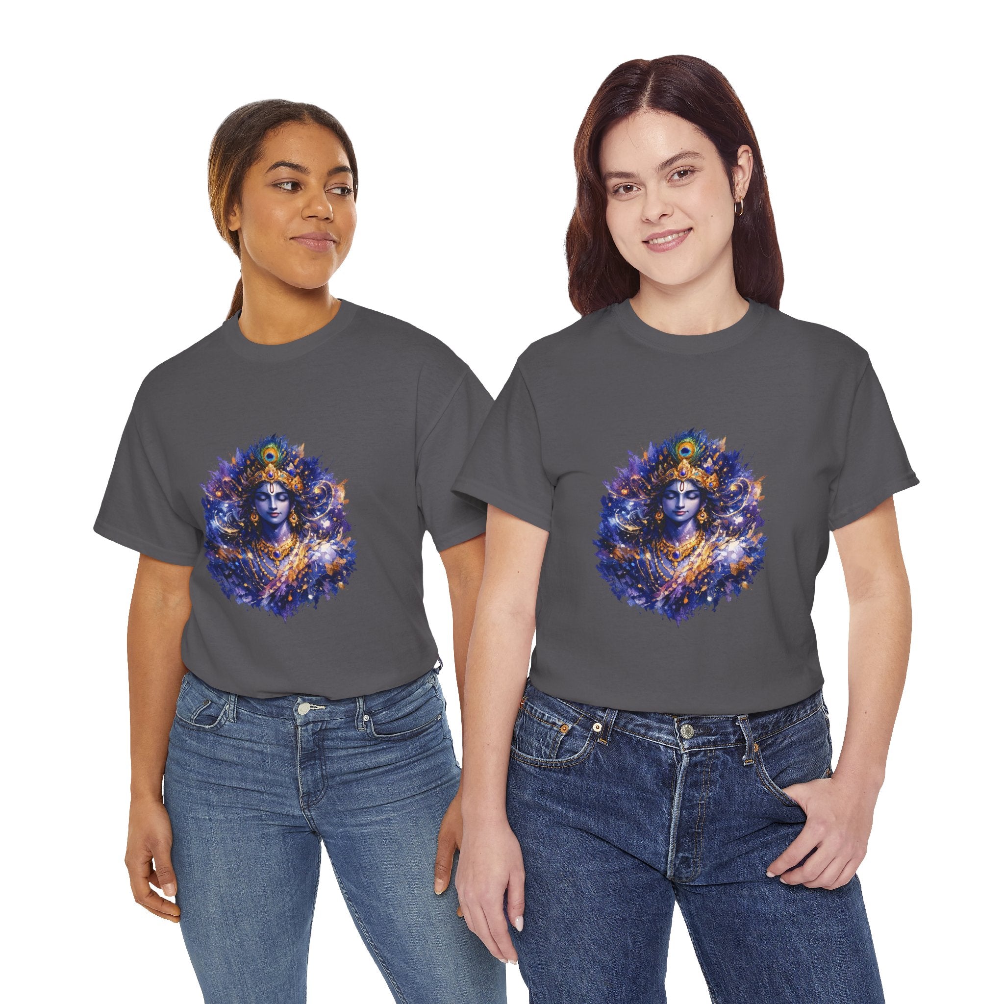 Krishna Cosmic T-Shirt – Vishvarupa Inspired Graphic Tee