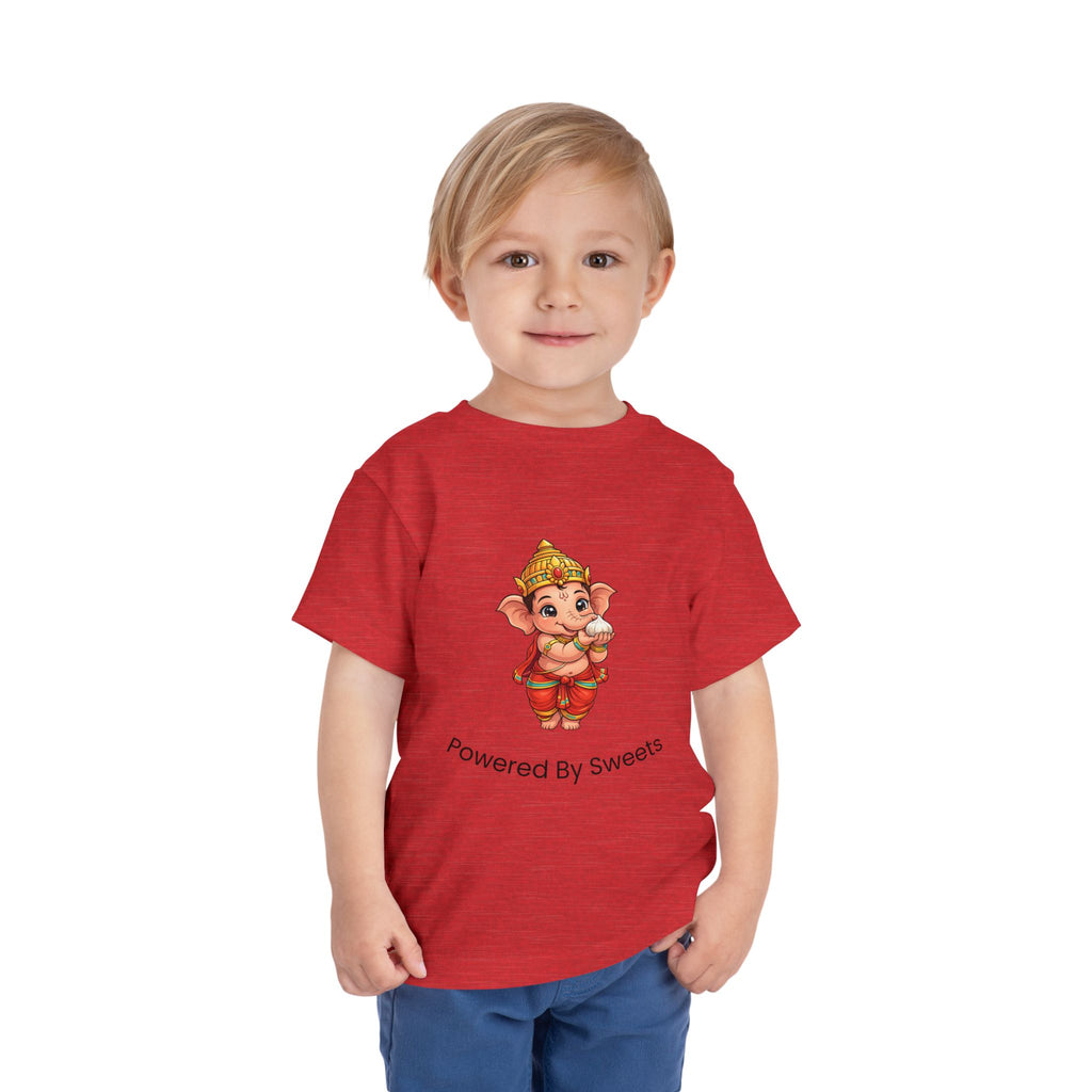 Baby Ganesha “Powered By Sweets” Kids T-Shirt