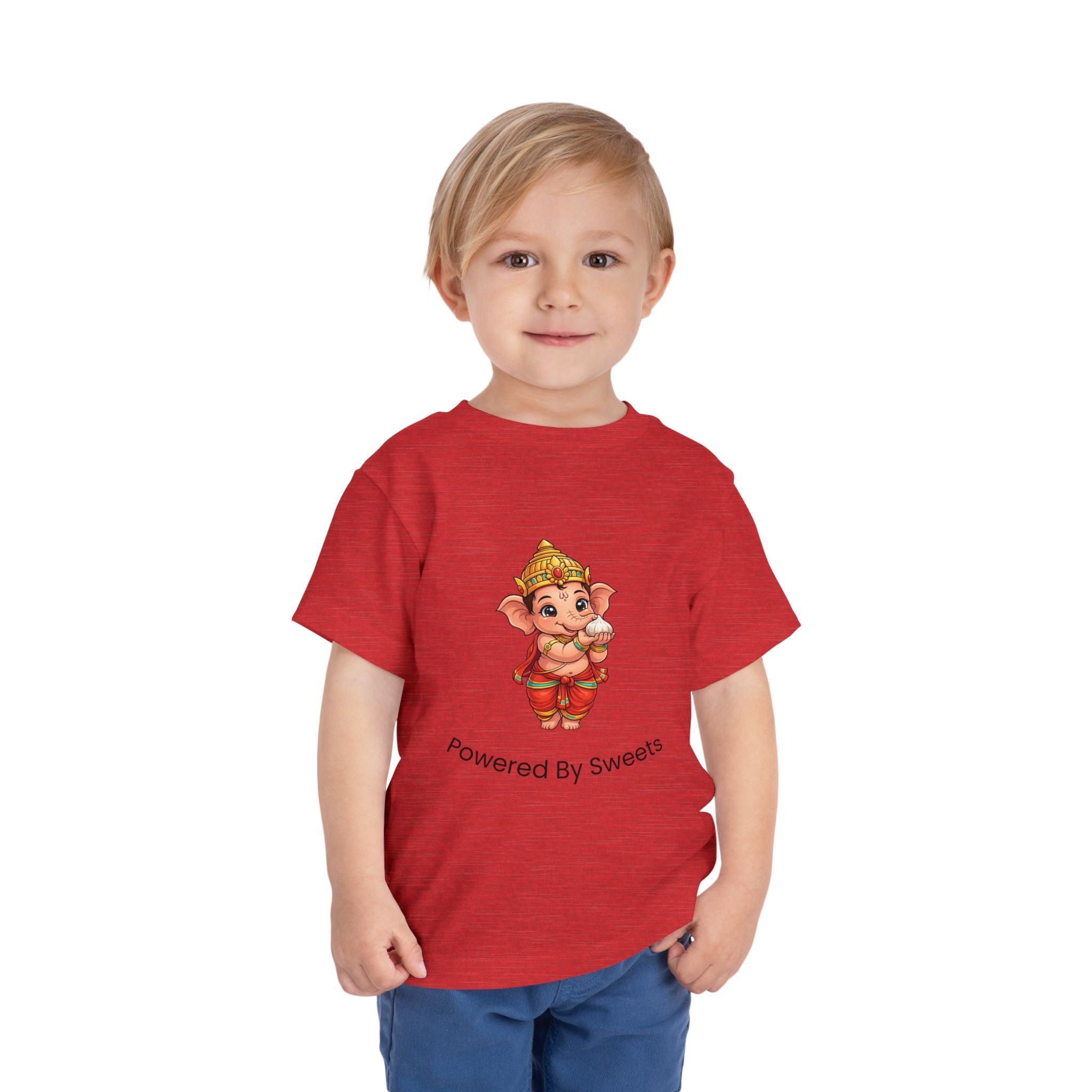 Baby Ganesha “Powered By Sweets” Kids T-Shirt