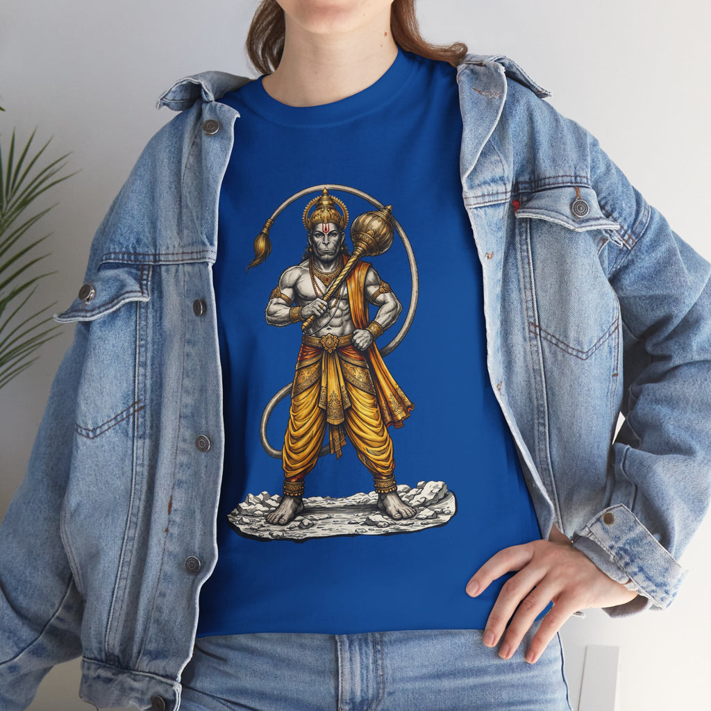 Veer Hanuman T-Shirt – Strength, Courage & Discipline Design