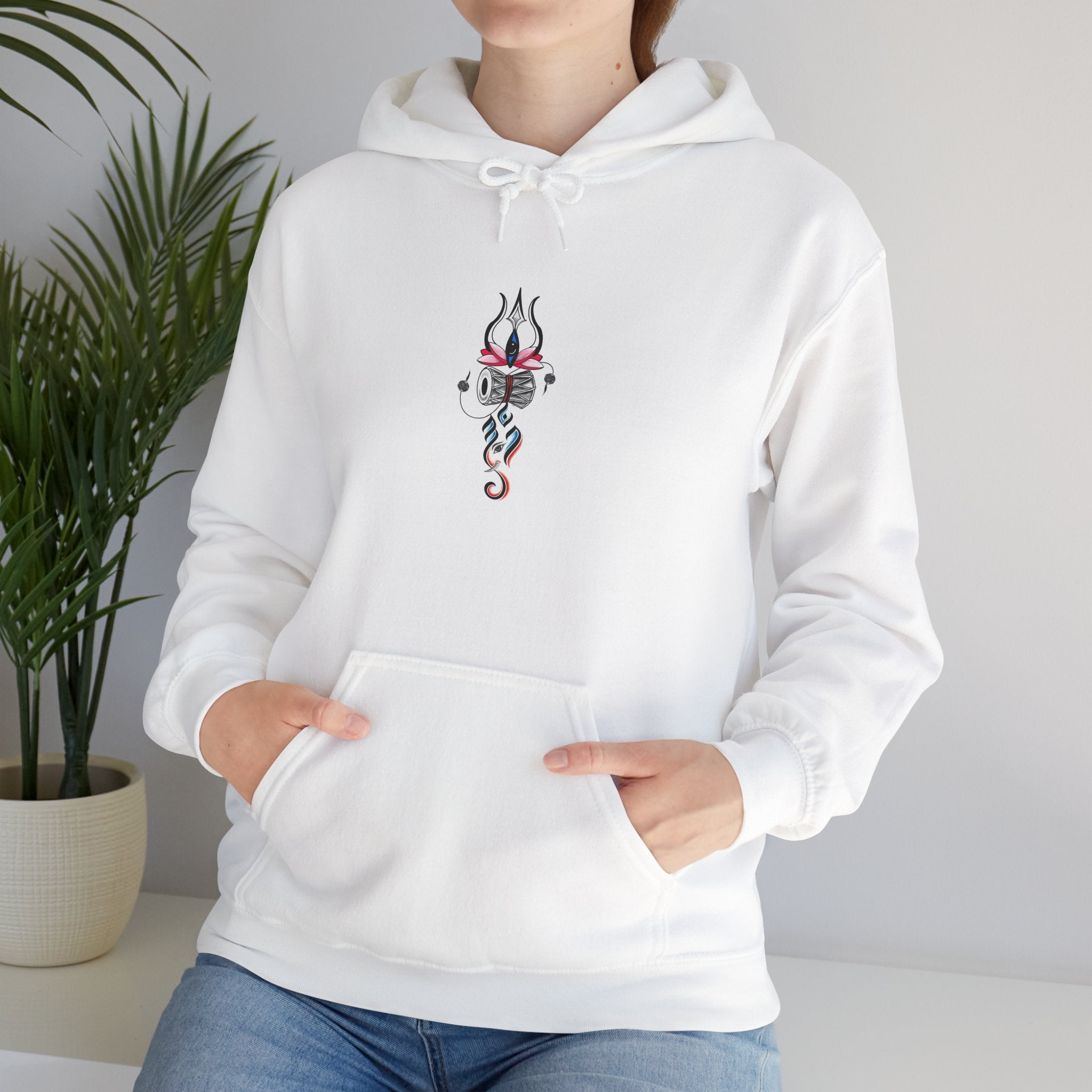 Trishula Damaru Spiritual Hoodie