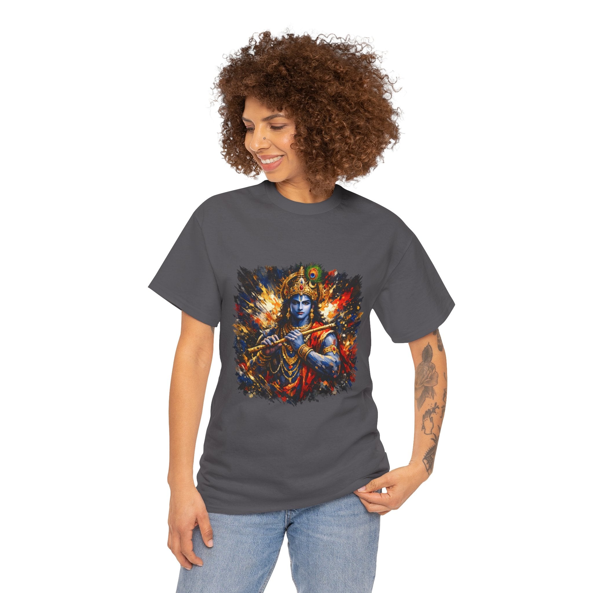 Krishna Warrior T-Shirt – | Spiritual Strength Shirt