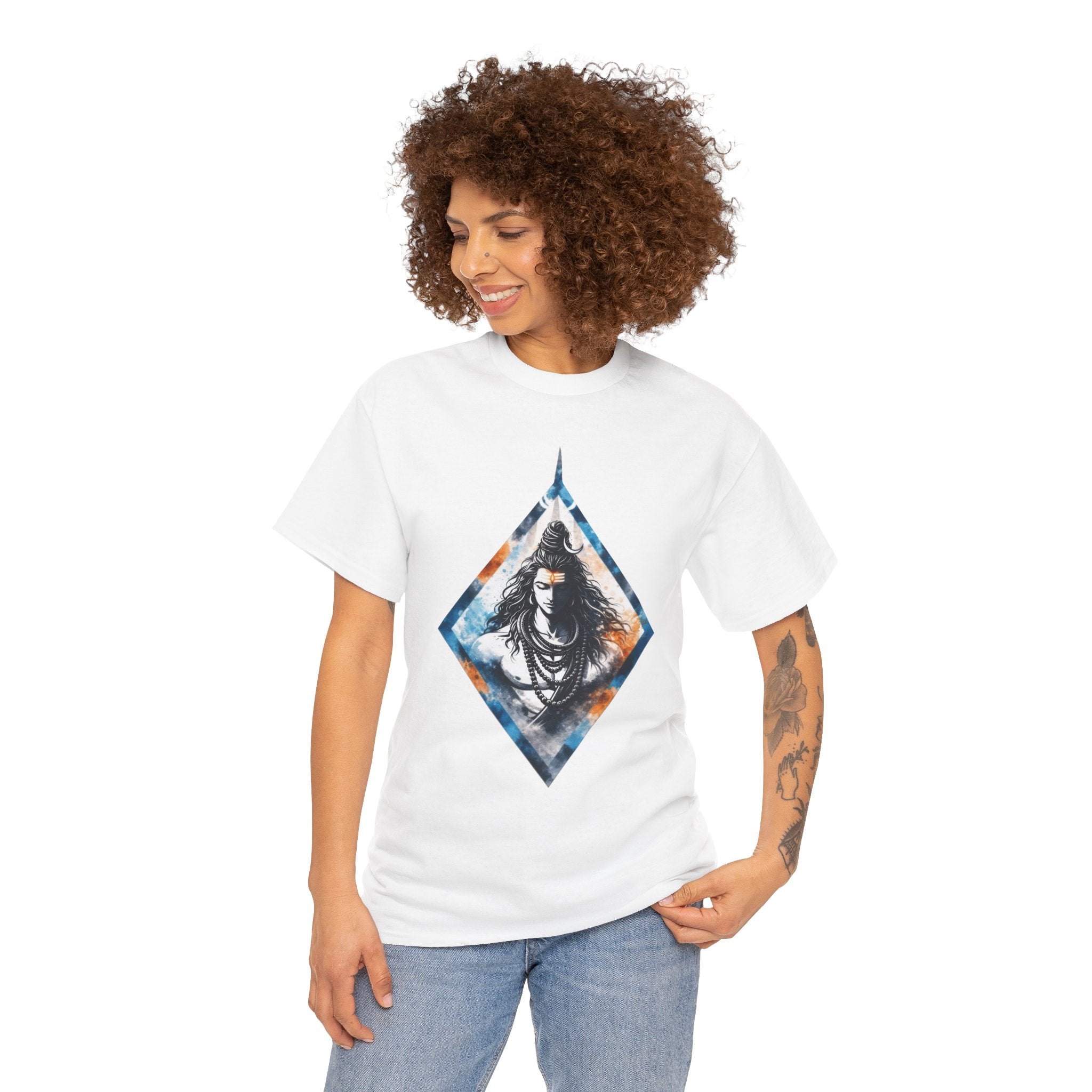 Mahadev Minimal T-Shirt - Shiva Third Eye, Awareness & Power Tee