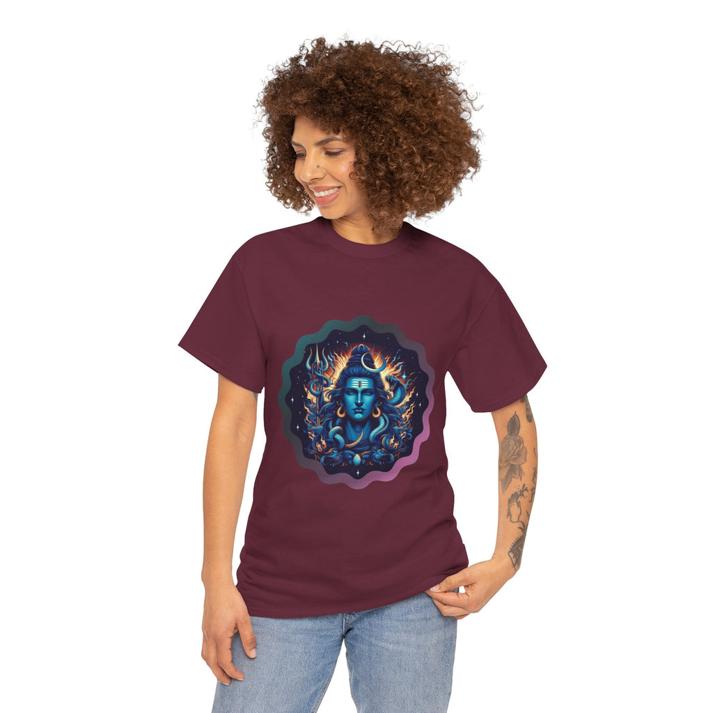 Lord Shiva Flame Graphic T-Shirt