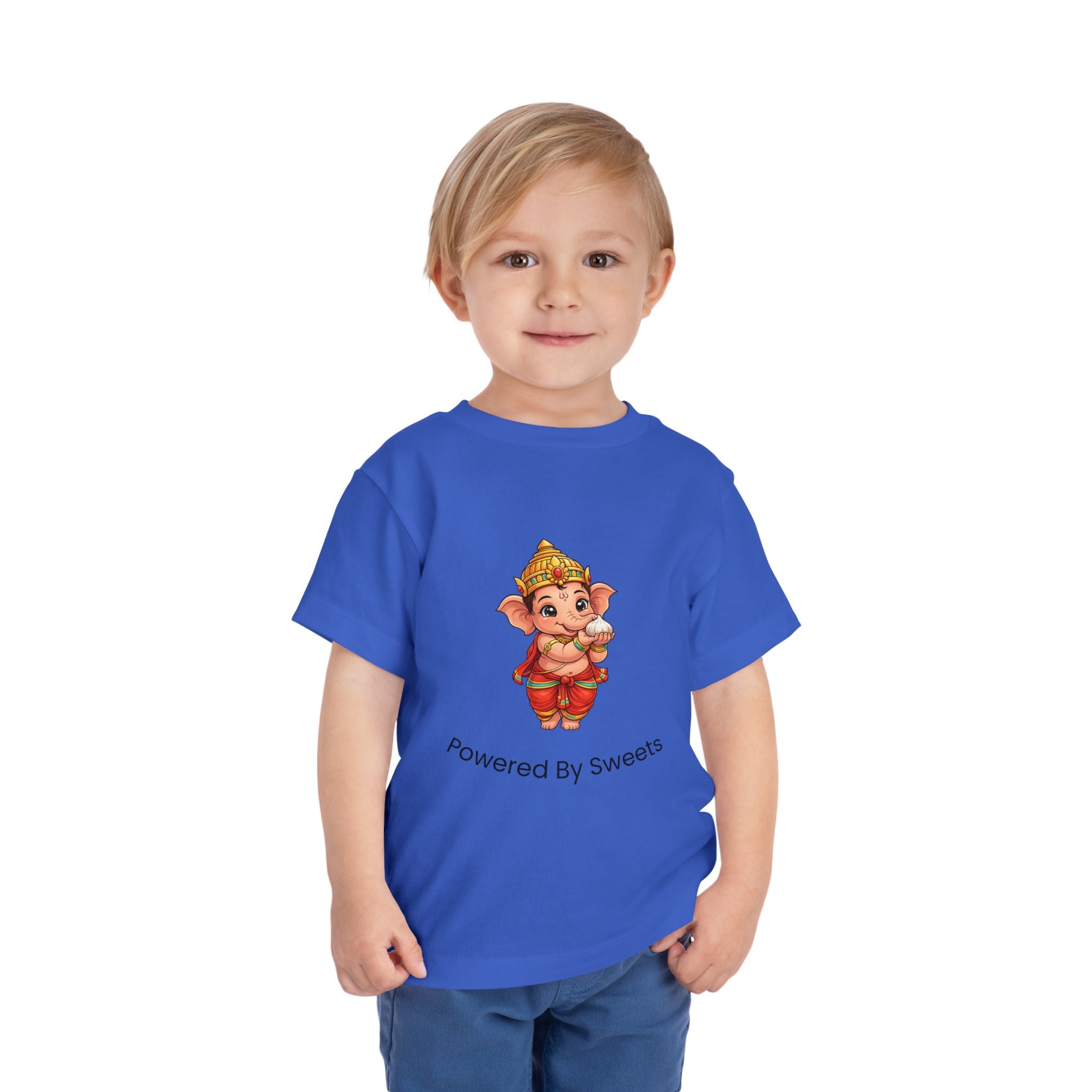 Baby Ganesha “Powered By Sweets” Kids T-Shirt