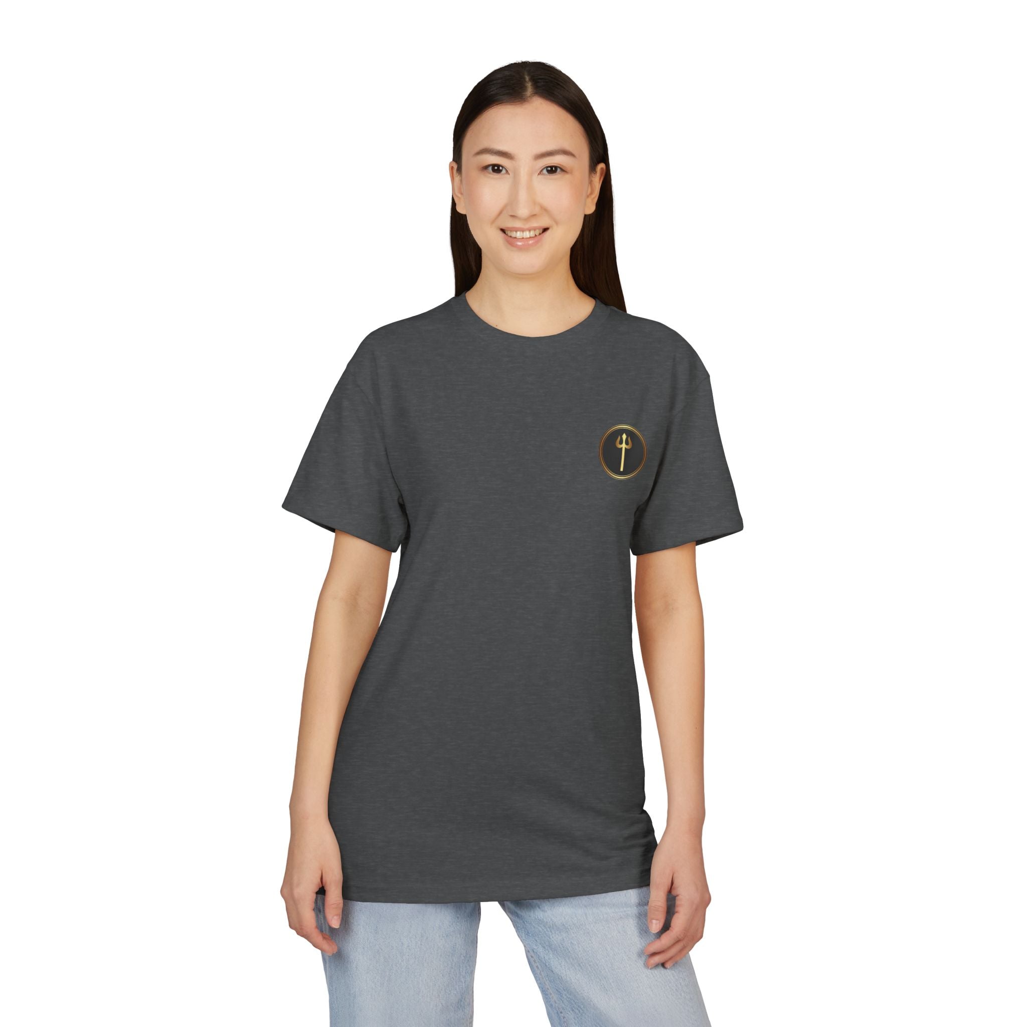 Shiva Cosmic Yantra Suede T-Shirt