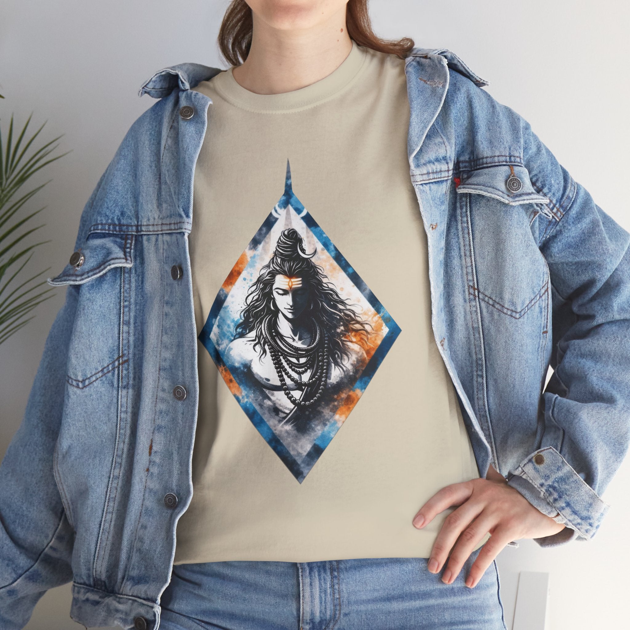 Mahadev Minimal T-Shirt - Shiva Third Eye, Awareness & Power Tee