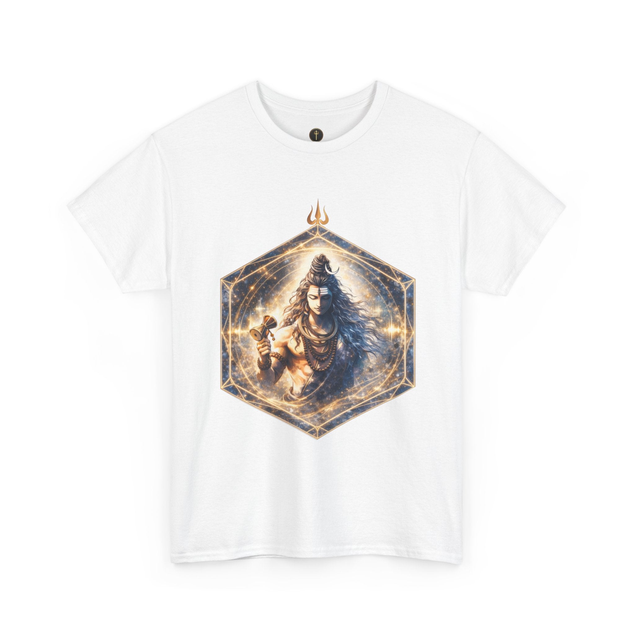 Shiva Damaru T-Shirt - Om Sound, Vibration & Spiritual Energy Tee