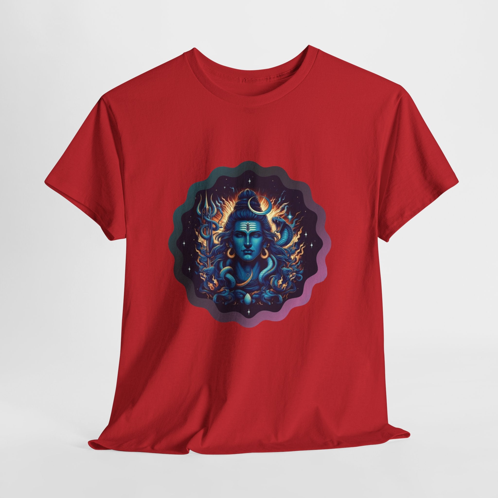 Lord Shiva Flame Graphic T-Shirt