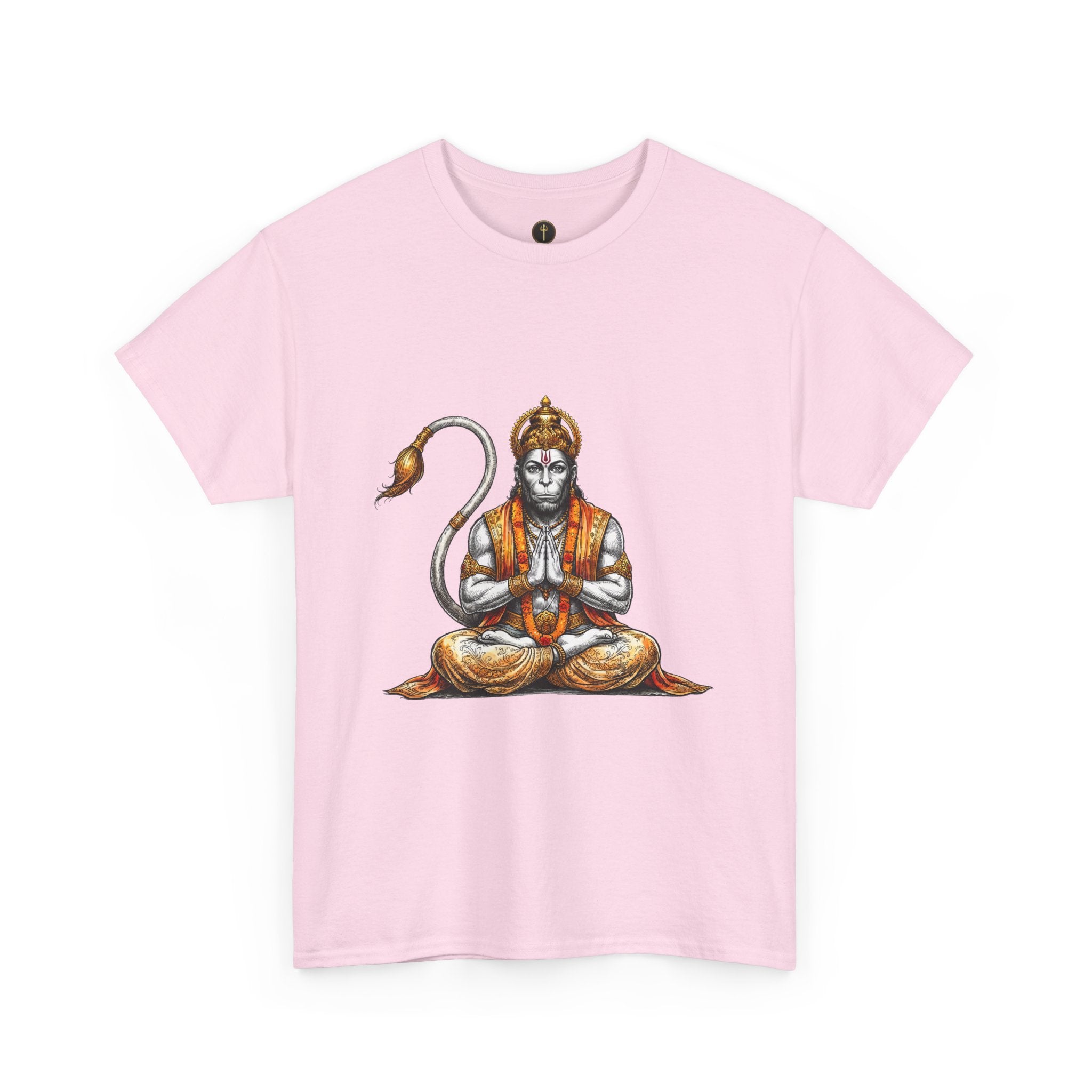 Hanuman Meditation T-Shirt – Inner Stillness & Spiritual Discipline Design