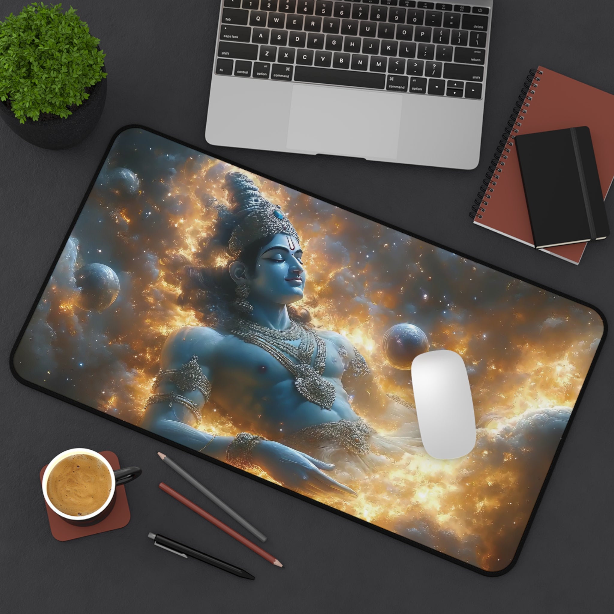 Vishnu Cosmic Desk Mat
