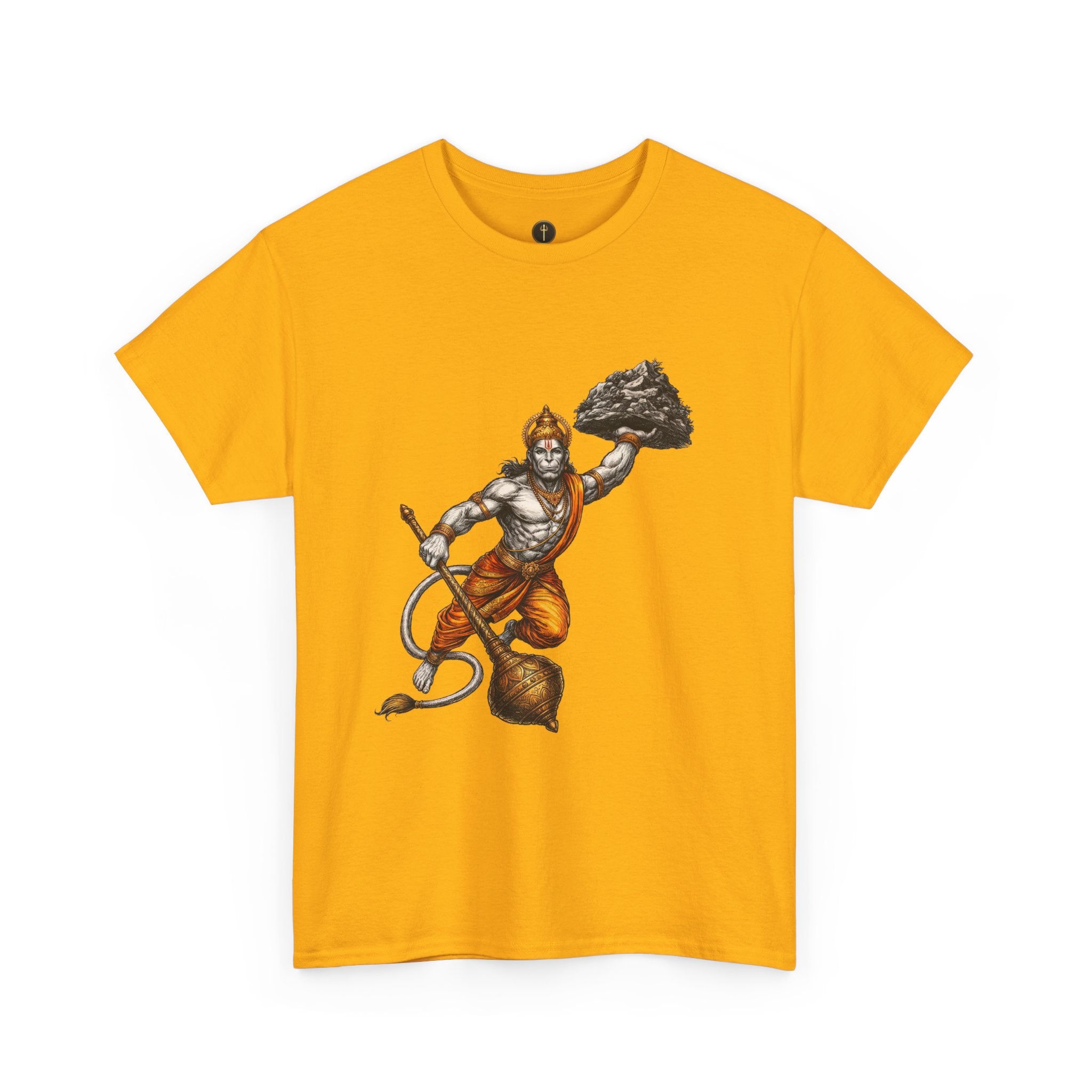 Hanuman Sanjeevani T-Shirt – Strength in Action & Devotion Design