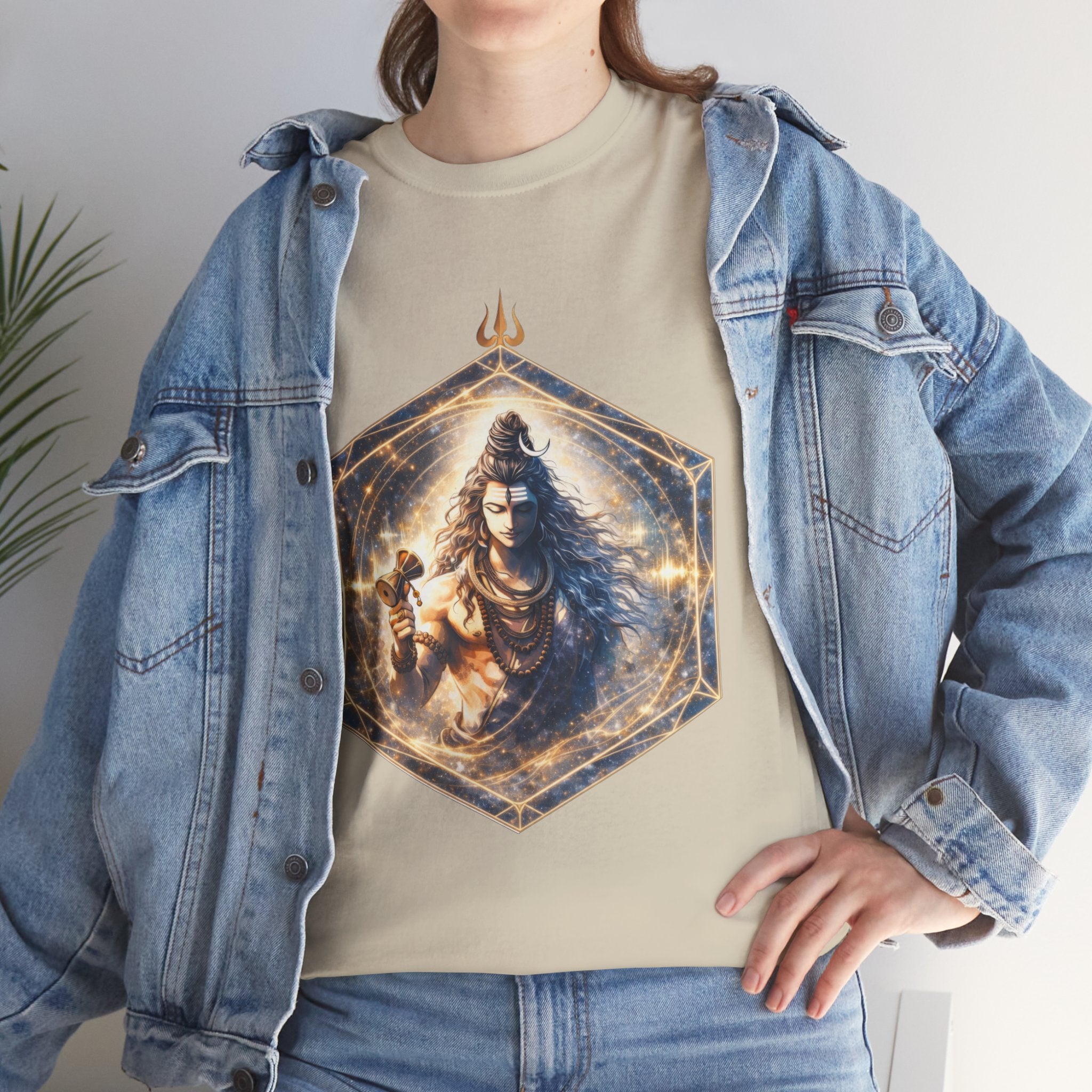 Shiva Damaru T-Shirt - Om Sound, Vibration & Spiritual Energy Tee