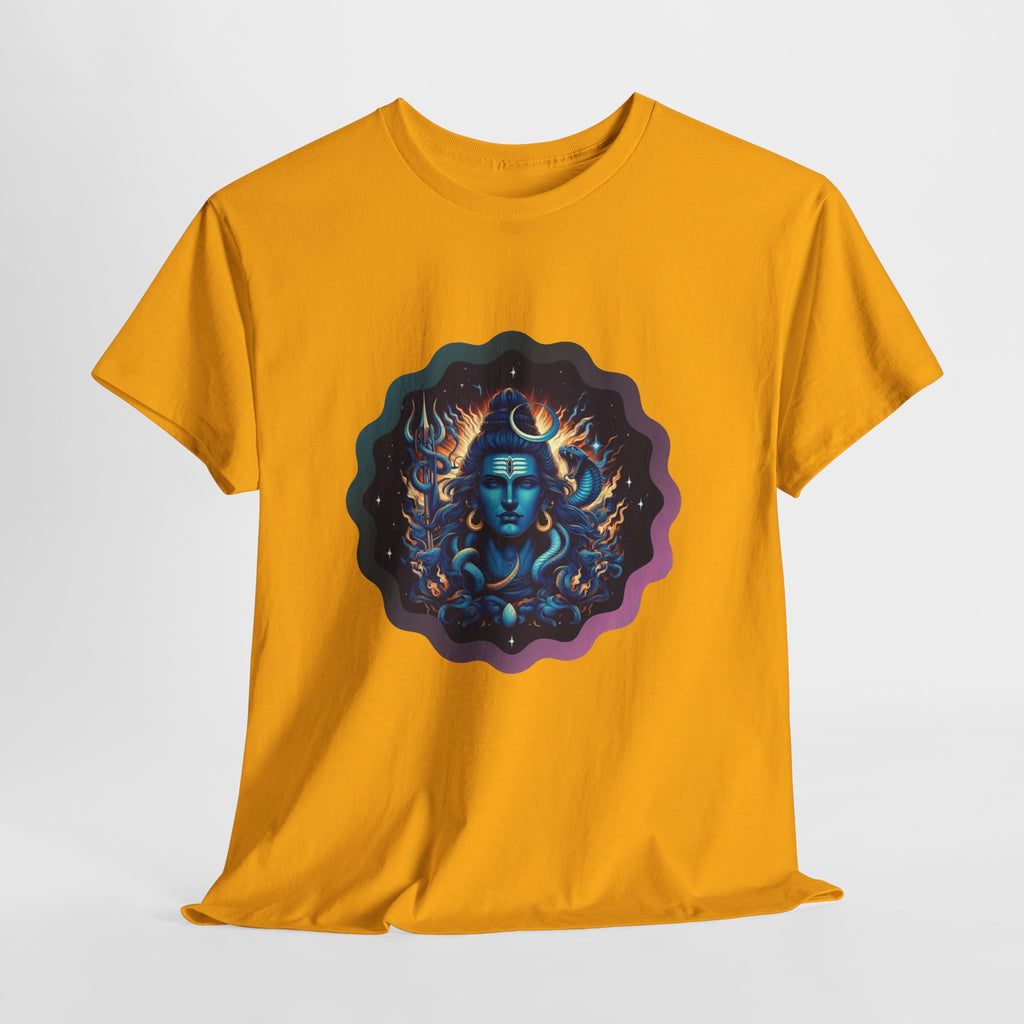 Lord Shiva Flame Graphic T-Shirt