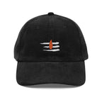 Shiva Tripundra Corduroy Embroidered Cap