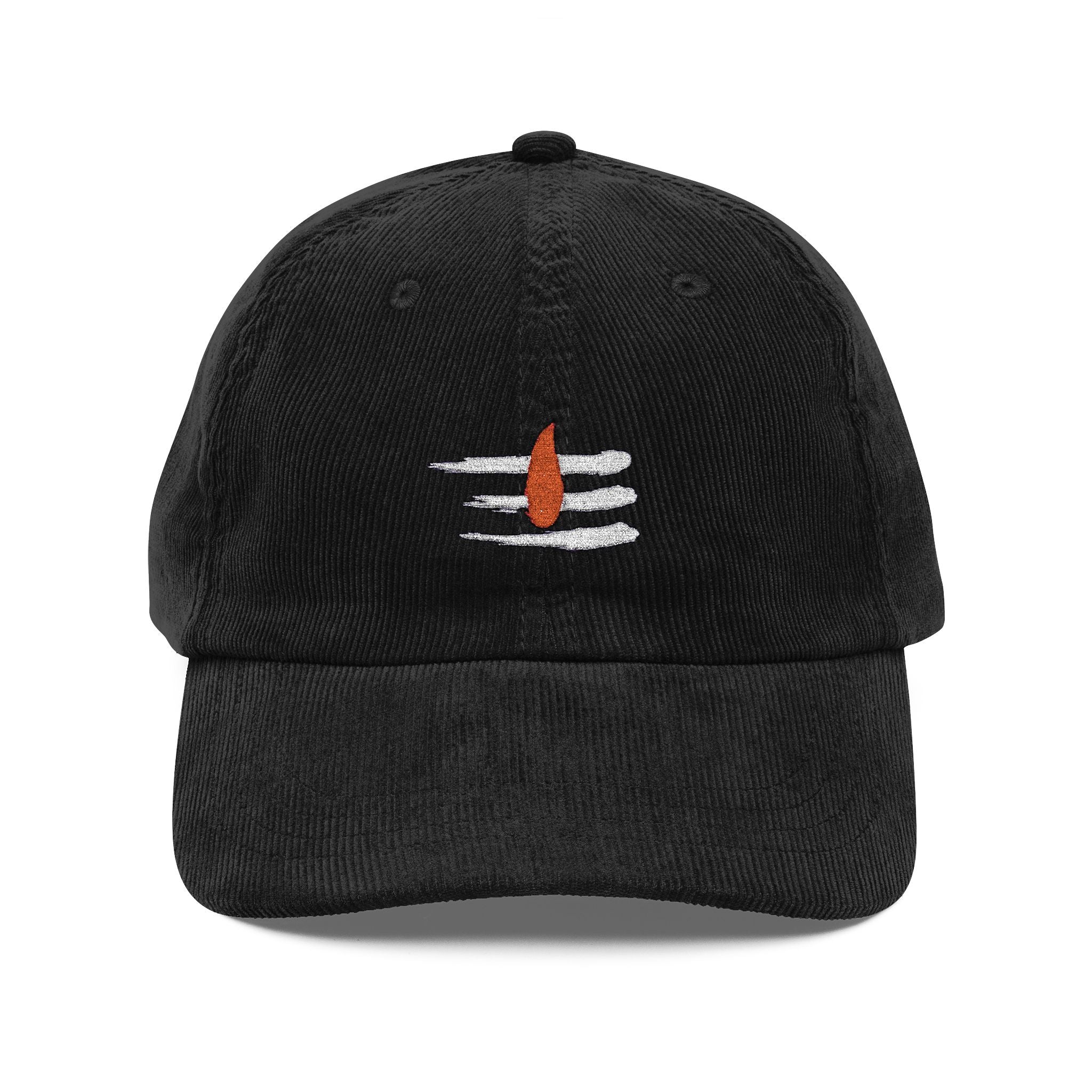 Shiva Tripundra Corduroy Embroidered Cap