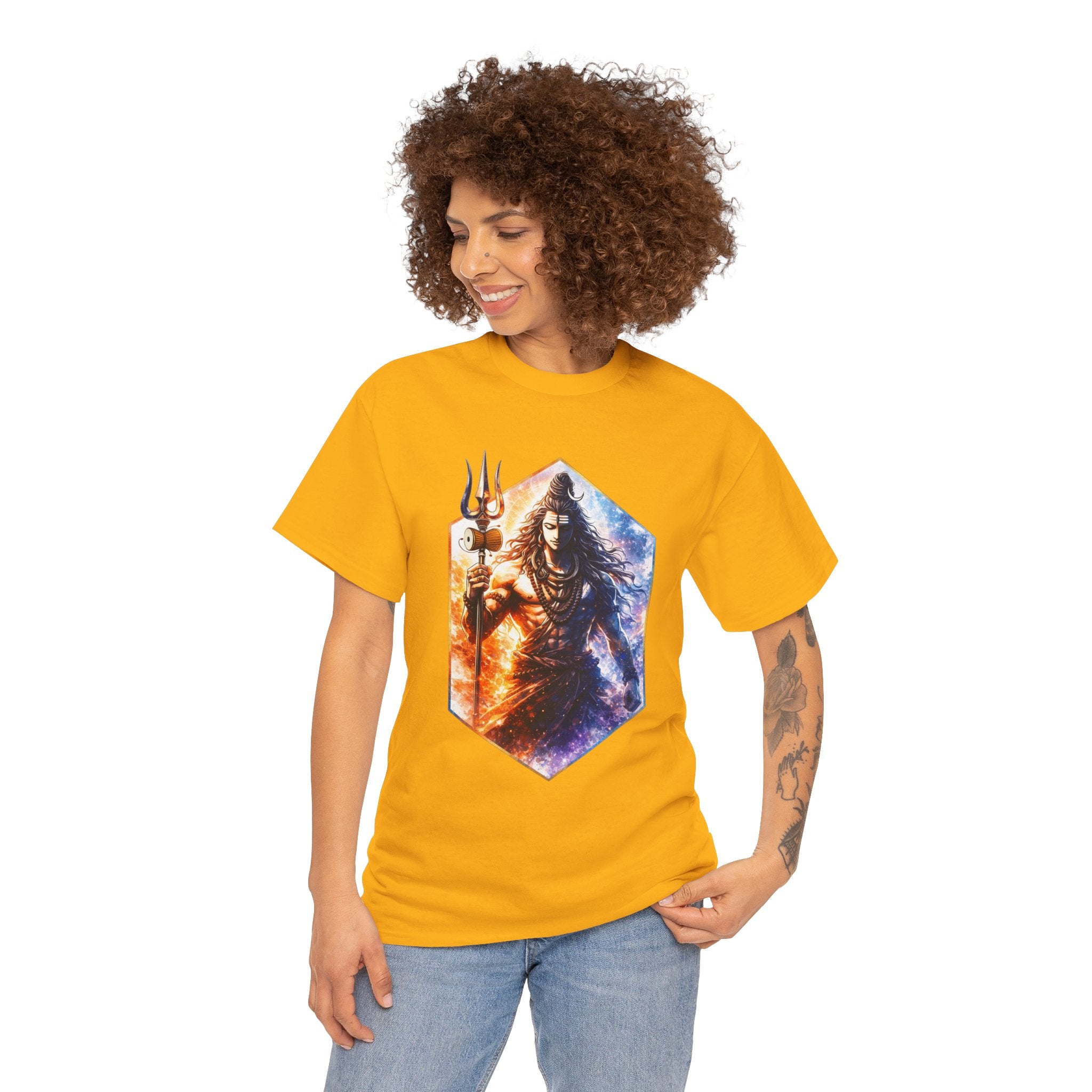 Shiva Trident T-Shirt - Destroyer of Illusion, Strength & Transformation Tee