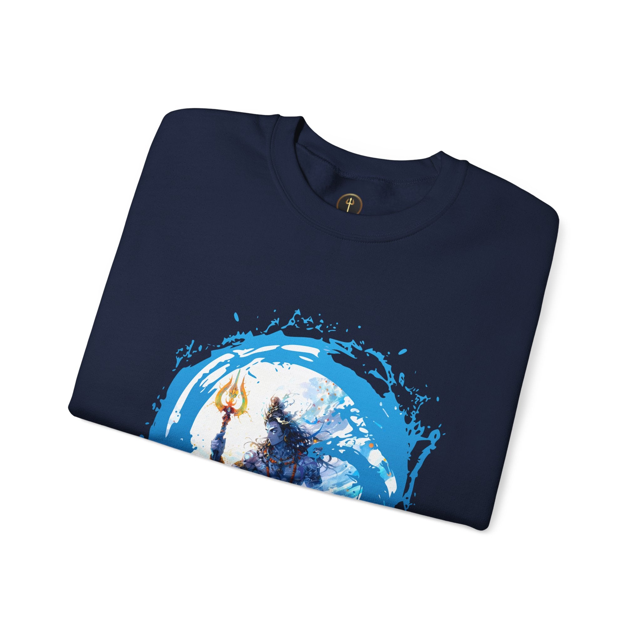 Mythic Shiva Trident Artwork — Crewneck Sweatshirt