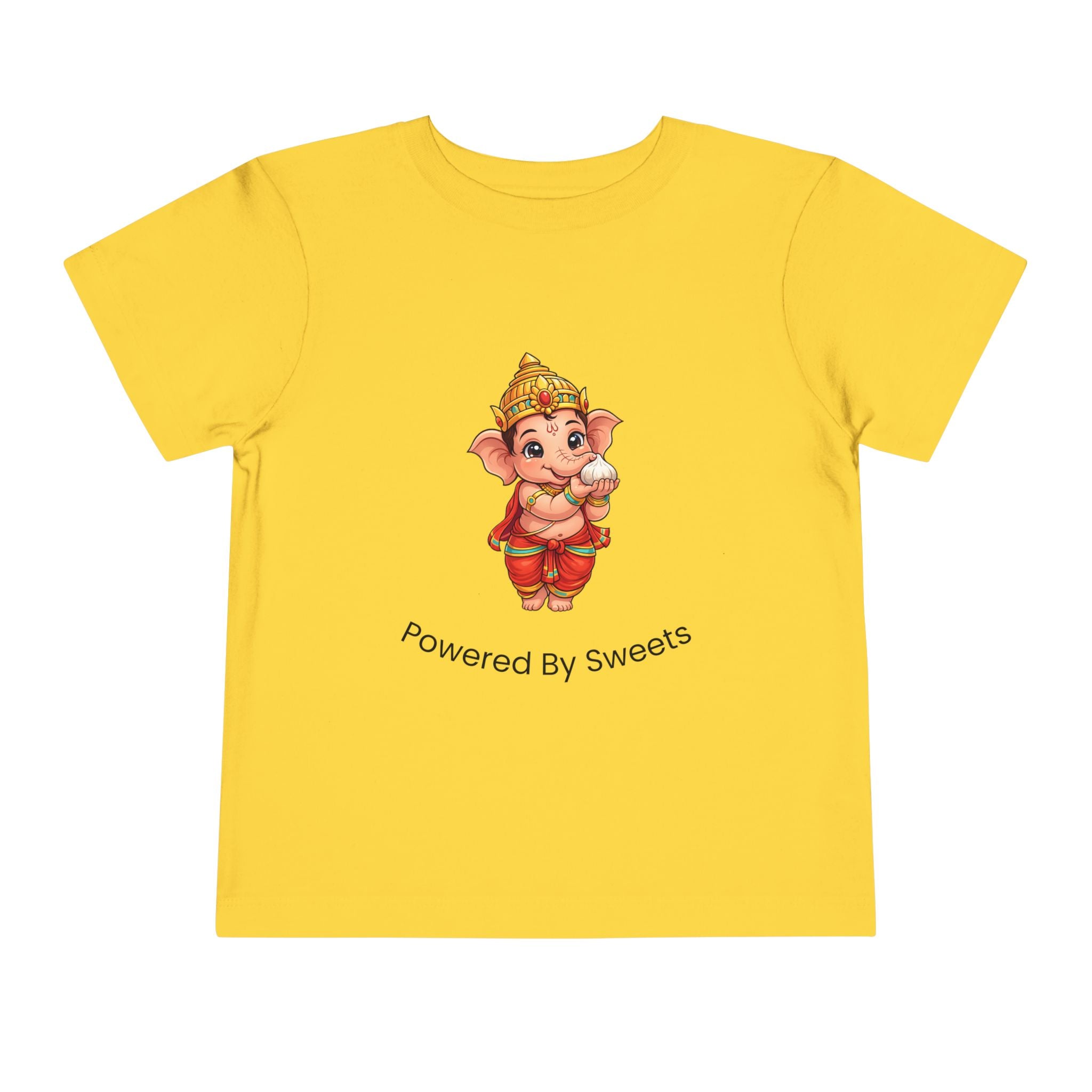 Baby Ganesha “Powered By Sweets” Kids T-Shirt