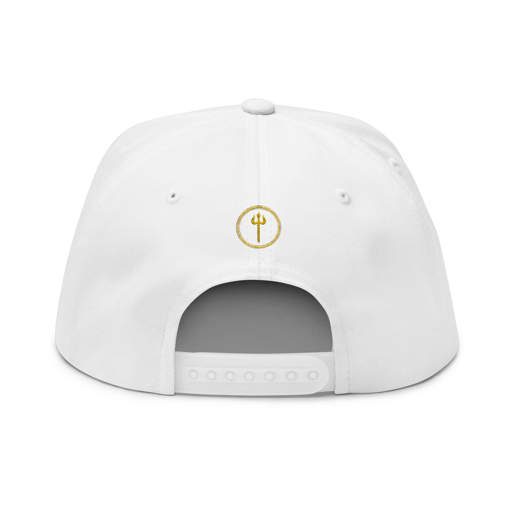 Ganesh Embroidered Flat Bill Cap