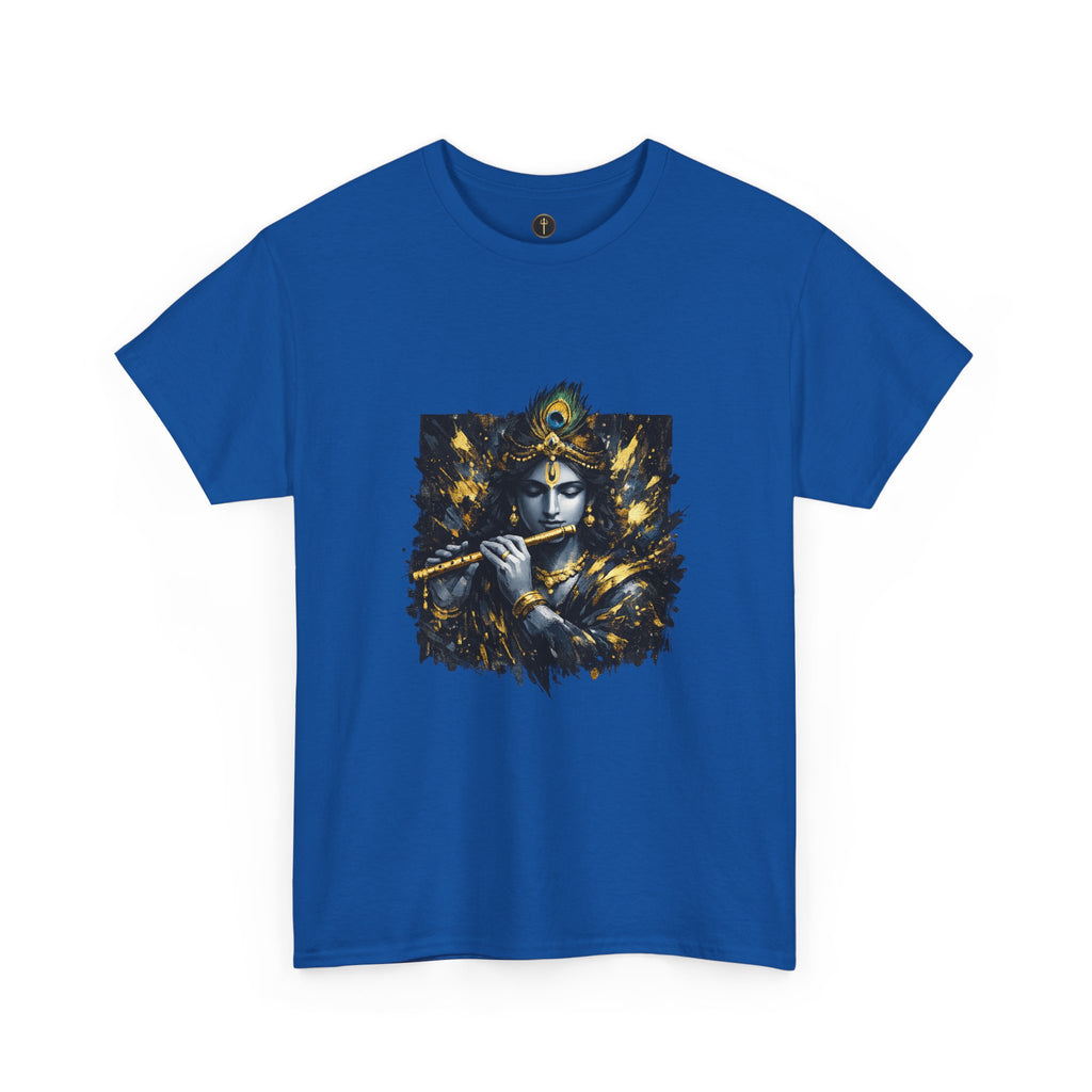 Krishna Black T-Shirt – Spiritual | Minimal Krishna