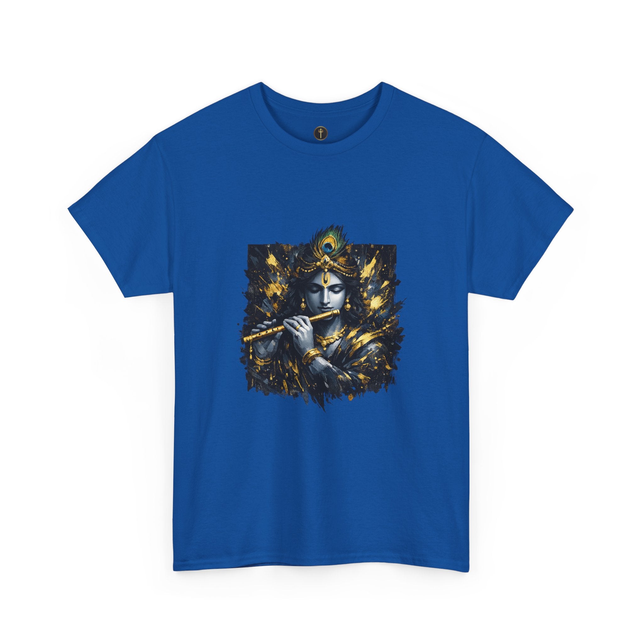 Krishna Black T-Shirt – Spiritual | Minimal Krishna