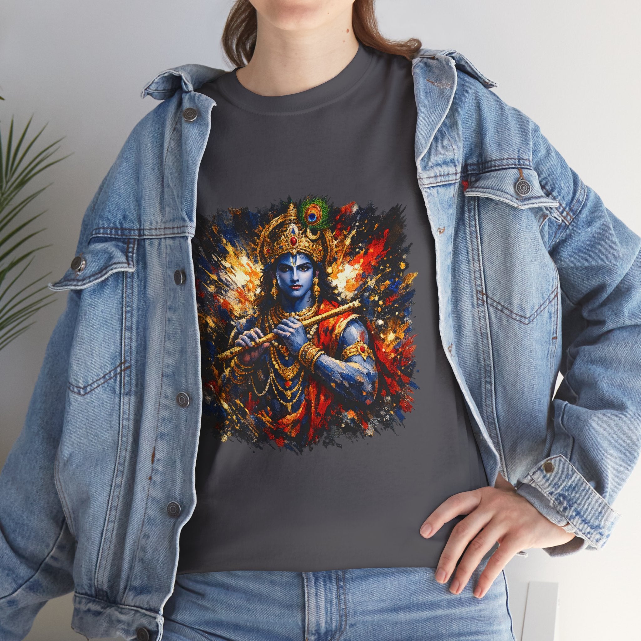 Krishna Warrior T-Shirt – | Spiritual Strength Shirt