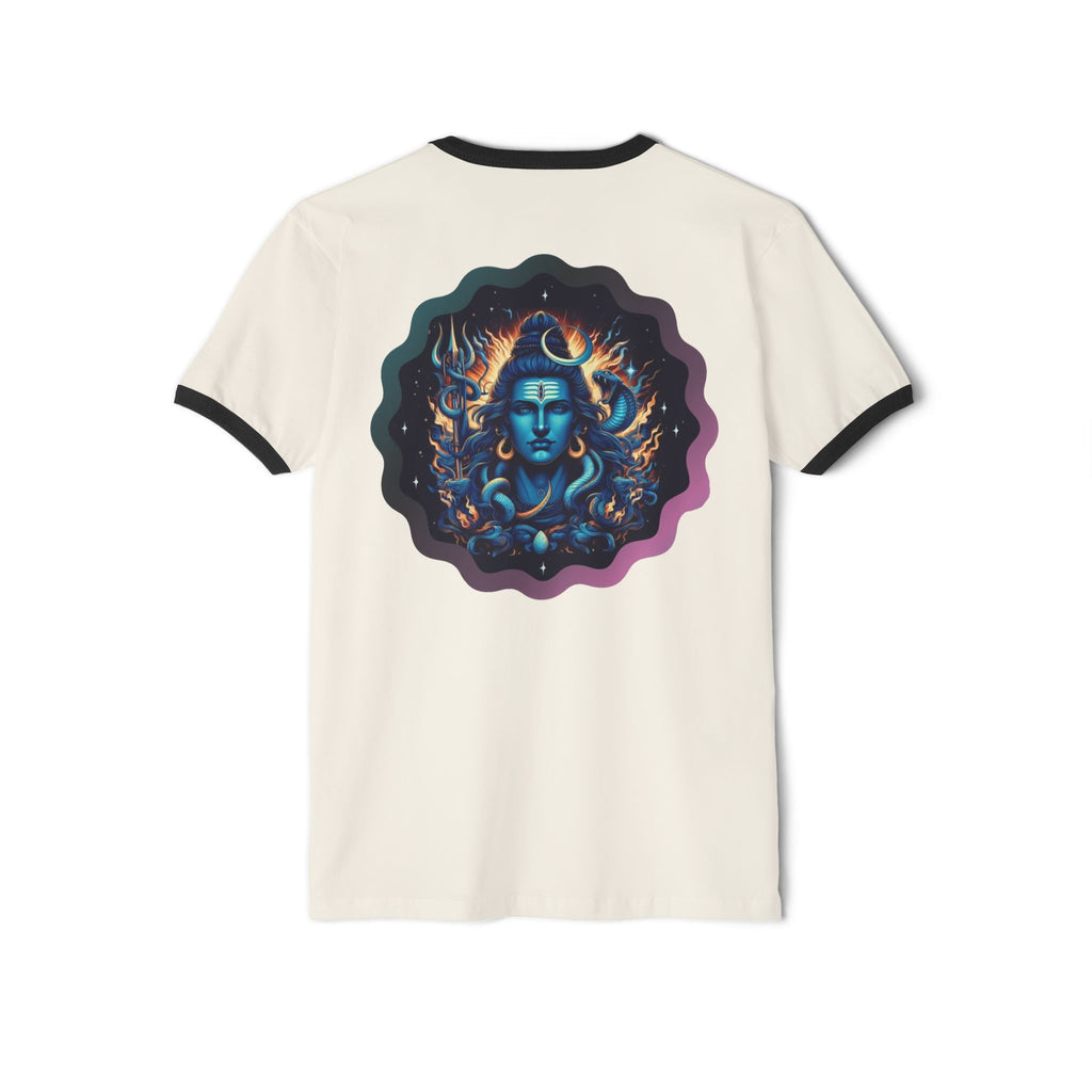 Lord Shiva Flame Ringer T‑Shirt